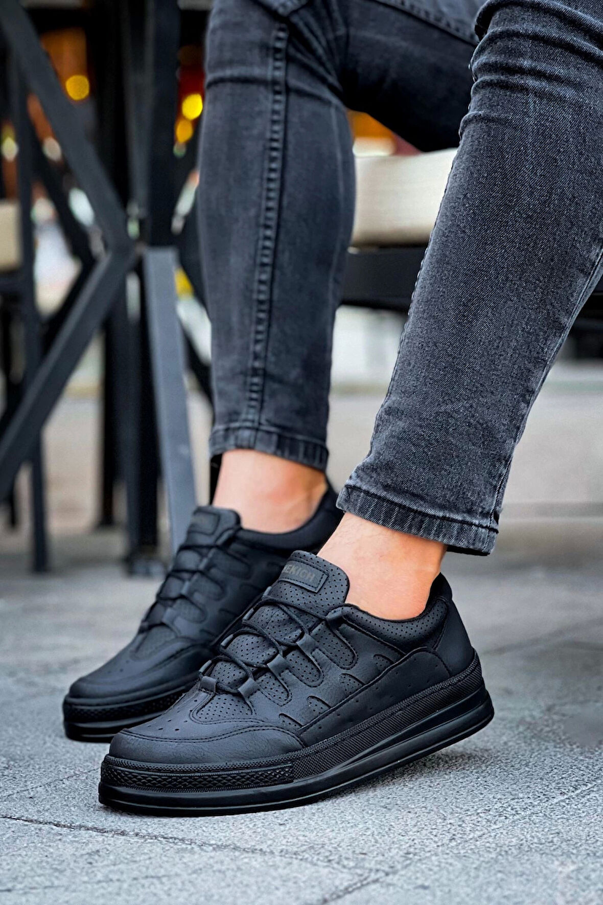 CH040 CST C-Rey Erkek Ayakkabı SIYAH