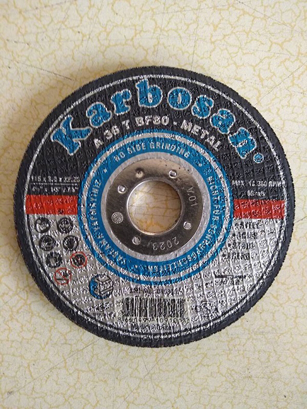 5 Adet 115 mm Karbosan Metal  Kesici Taş