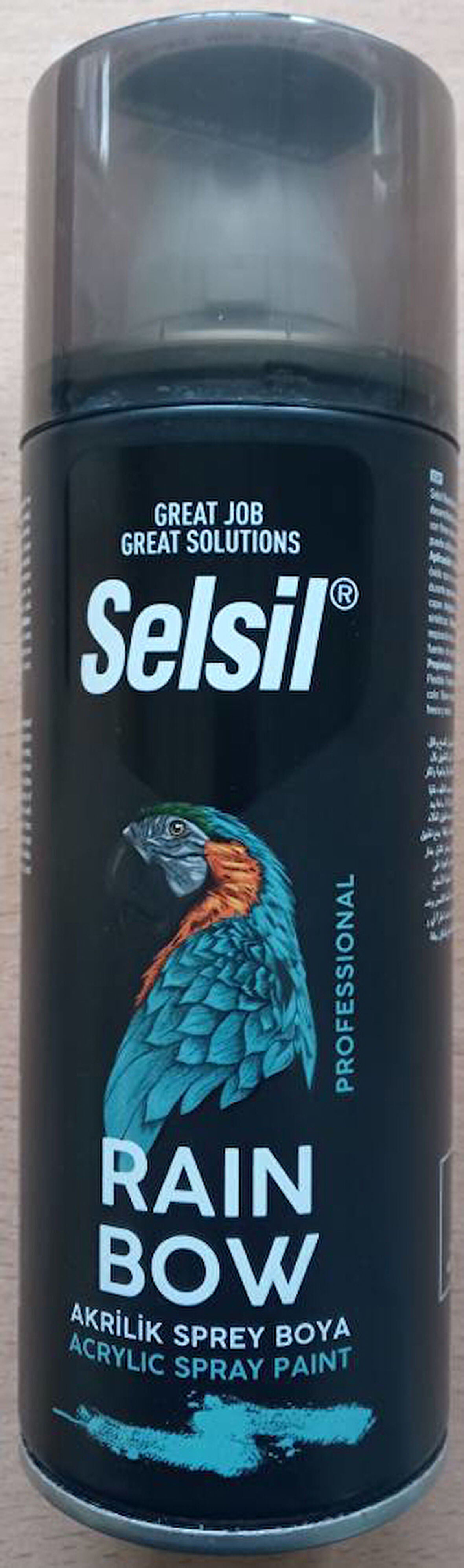 Selsil Isıya Dayanıklı Sprey Akrilik Boya - Siyah
