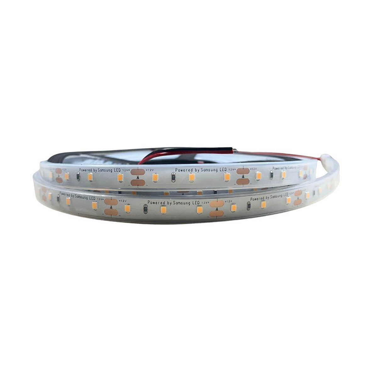 SAMSUNG ŞERİT LED SAMSUNG 60 LEDLİ 2835 SMD 2700K ŞERİT LED 12V 14.4W IP67 5M