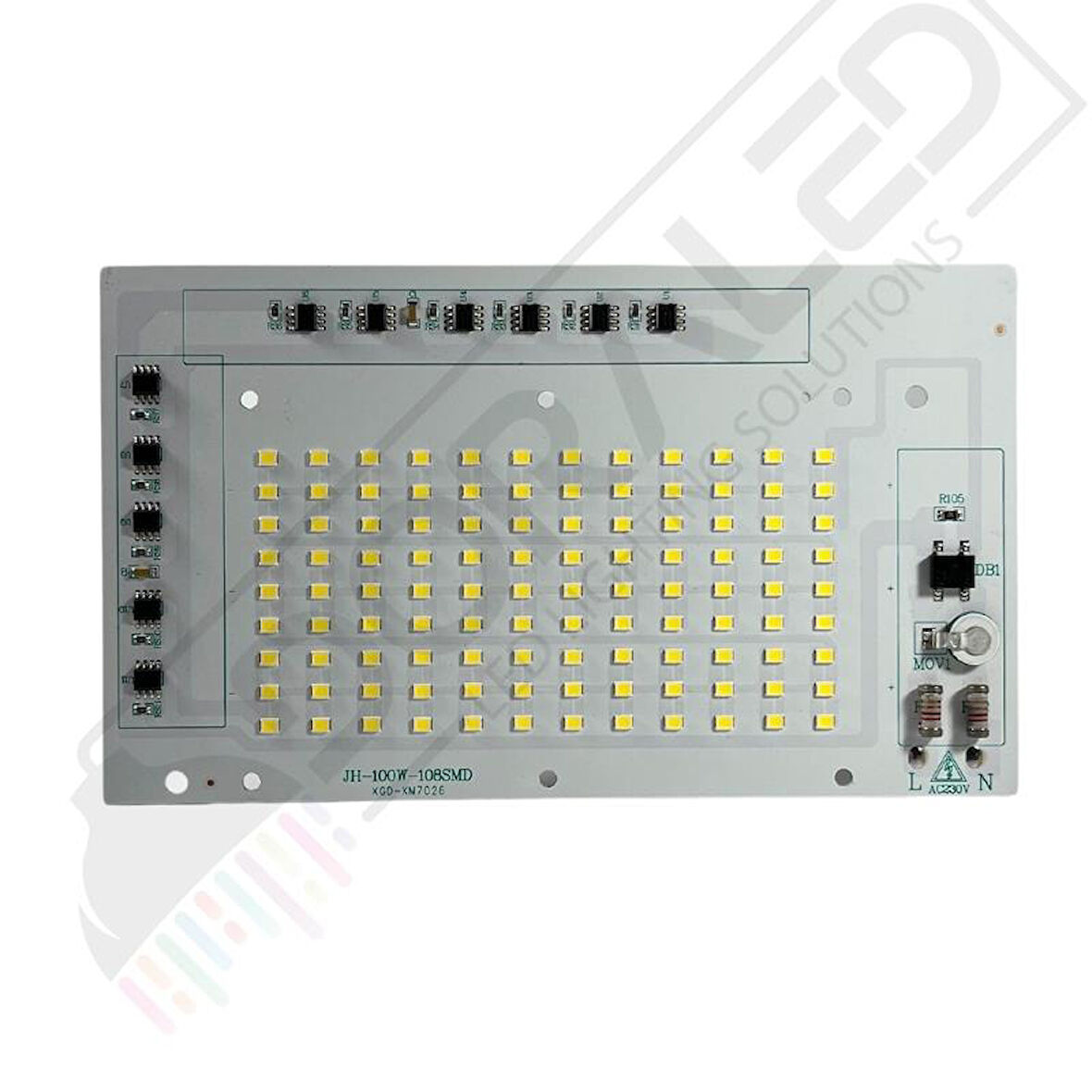220V 100W 2835 SMD Ledli Günışığı  Hazır Projektör Ledi 220 Volt 100 Watt