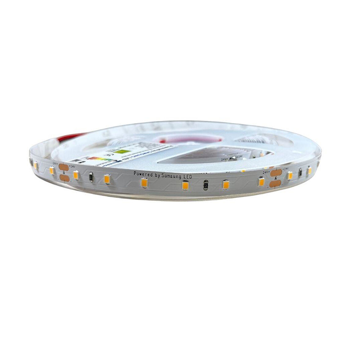 SAMSUNG ŞERİT LED SAMSUNG 60 LEDLİ 2835 SMD 2700K ŞERİT LED 12V 14.4W IP20 5M