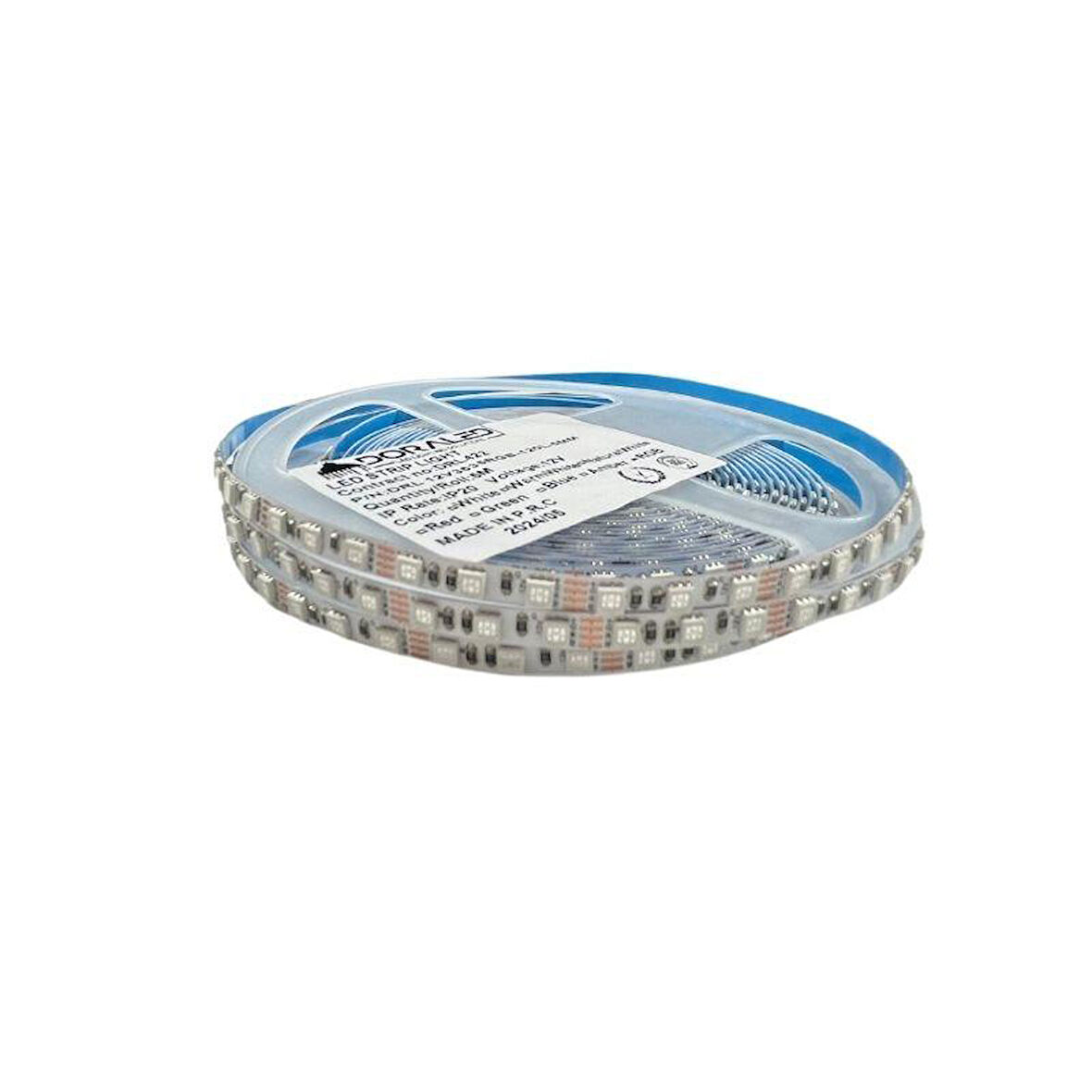 12V 5mm 120 Ledli RGB Şerit Led İnce PCB Li Şerit Led