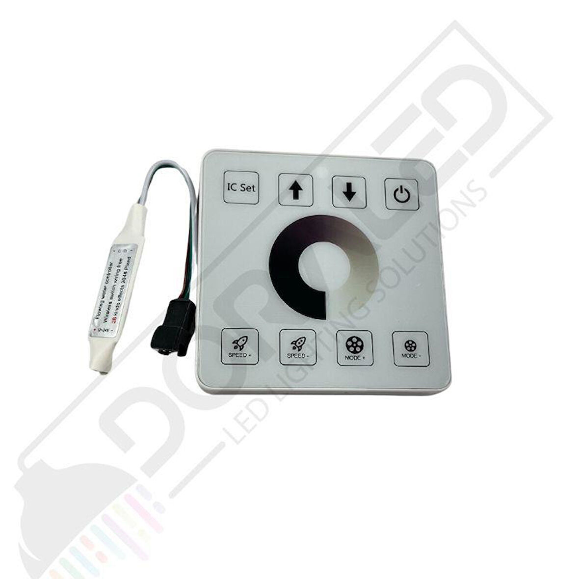 Duvar Tipi Tek Renk Pixel Şerit Kontrol 12-24 Volt