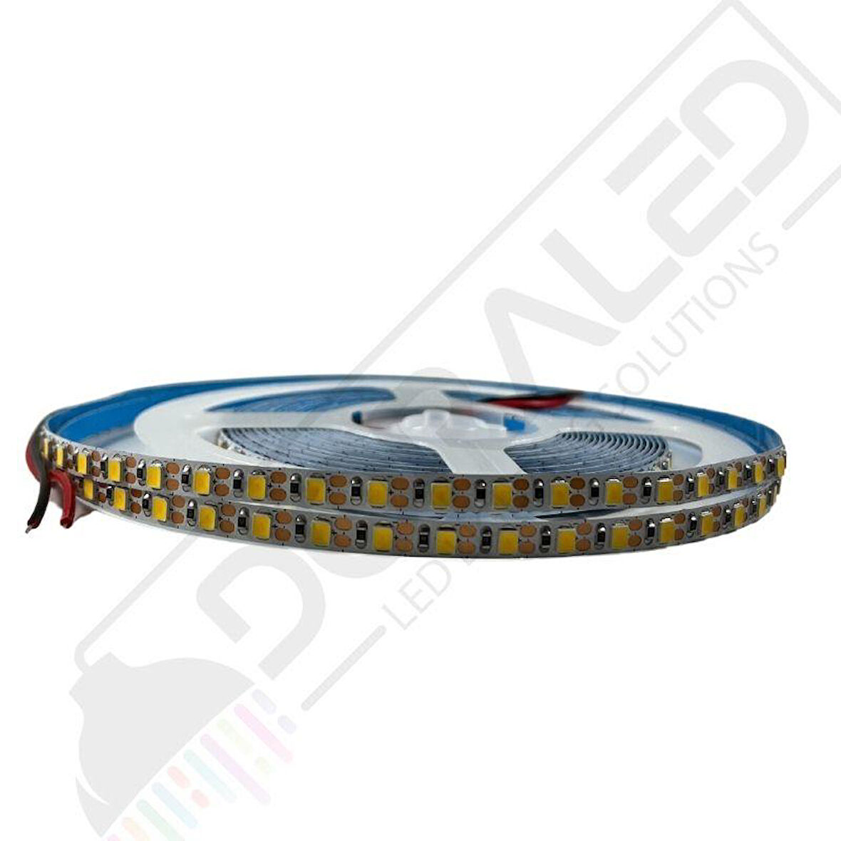 5 Volt Şerit Led 5MM 120 Ledli Amber (Sarı) 2835 5V Şerit Led 5M