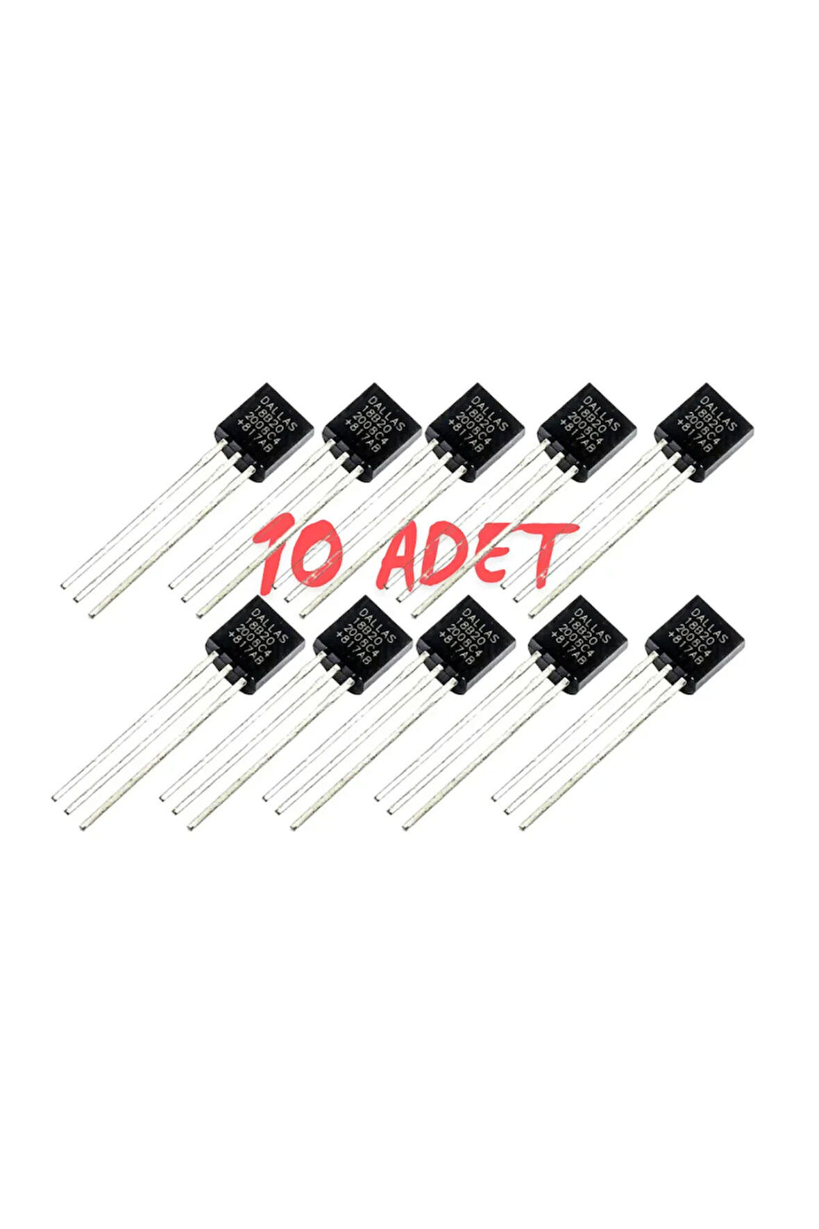 DS18B20 DİJİTAL SICAKLIK SENSÖRÜ 10 ADET