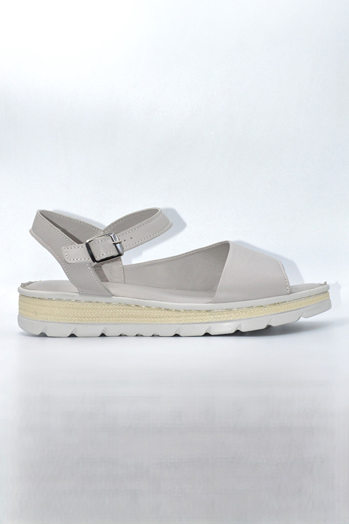 Kadın Kum Hakiki Deri Comfort Sandalet ve Ayakkabı - ( DRN-484 )
