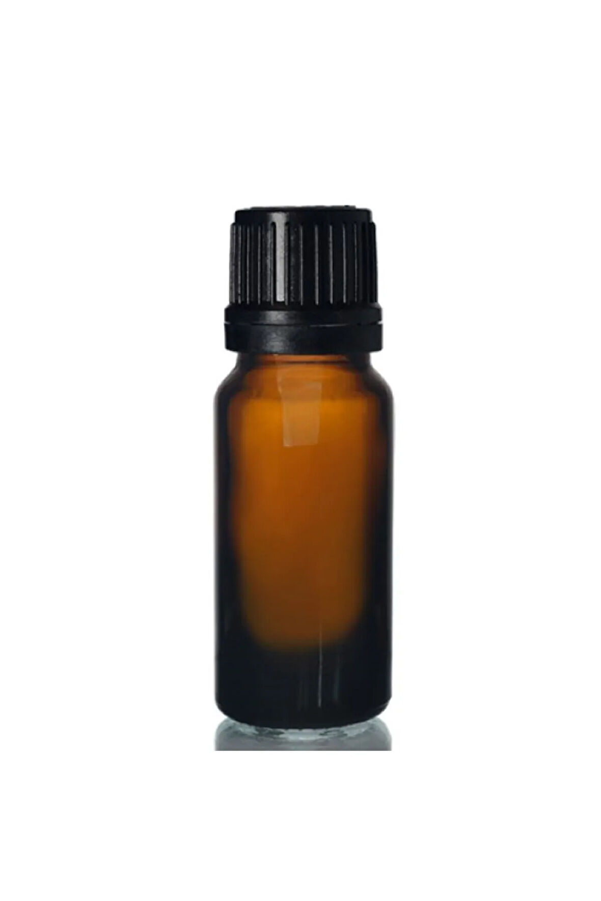 Amber dropper siyah içten damlalıklı kapaklı cam şişe 10 ml 5 adet