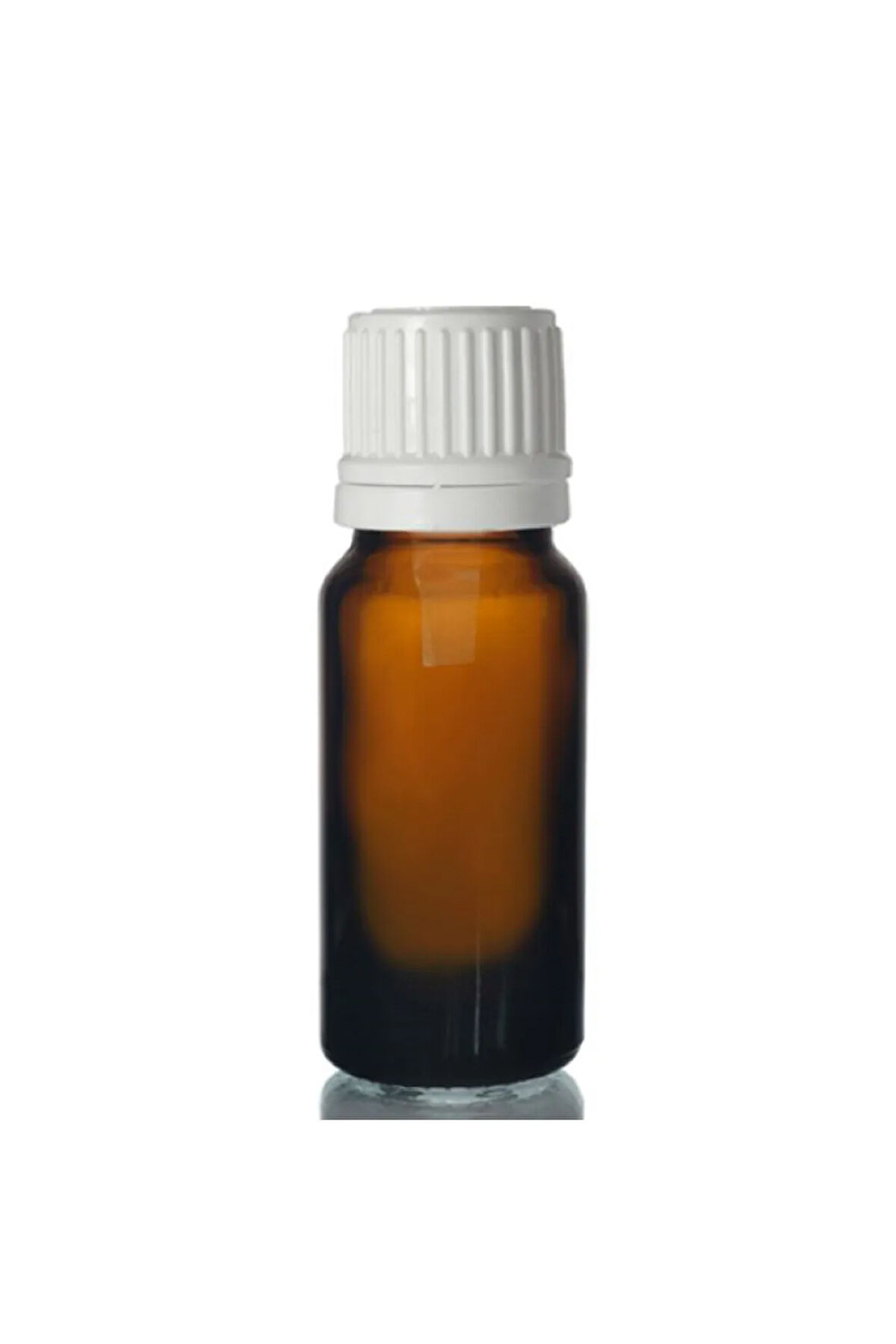 Amber dropper beyaz içten damlalıklı kapaklı cam şişe 10 ml 10 adet