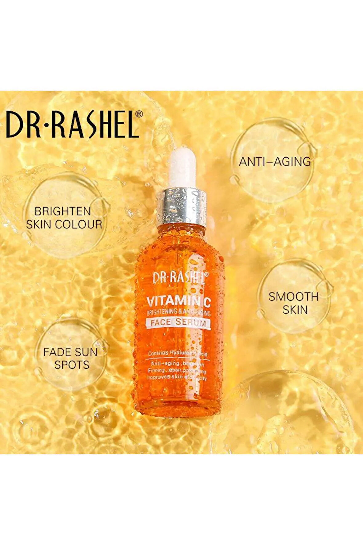 C Vitamini Aydınlatıcı ve Yaşlanma Karşıtı Yüz Serumu 50ml