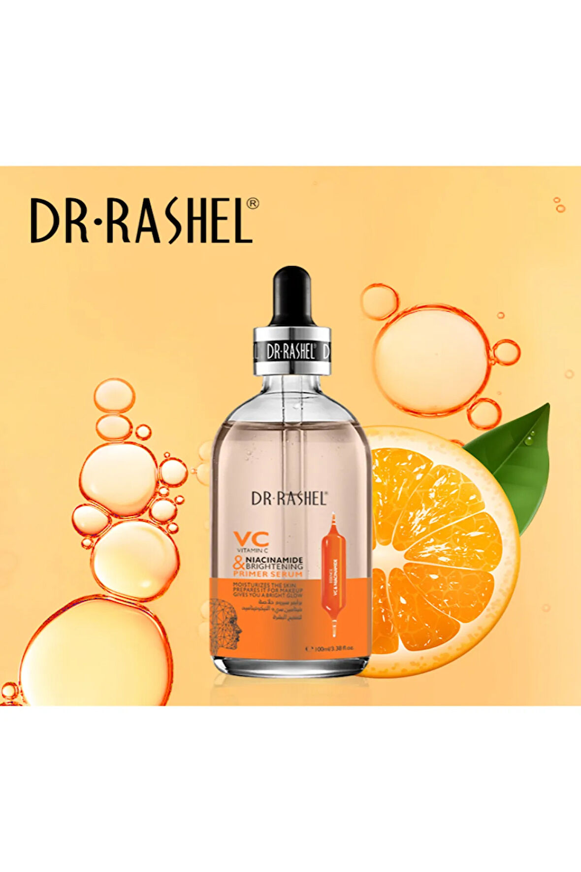 C Vitamini ve Niacinamide Aydınlatıcı Primer Serum 100ml(1 adet)