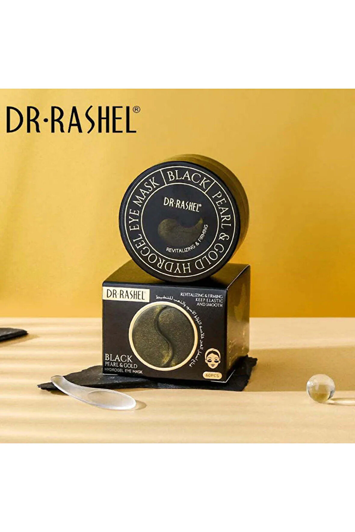 Siyah İnci ve Altın Hidrojel Göz Maskesi 60 adet(Black Pearl & Gold Hydrogel Eye Mask)