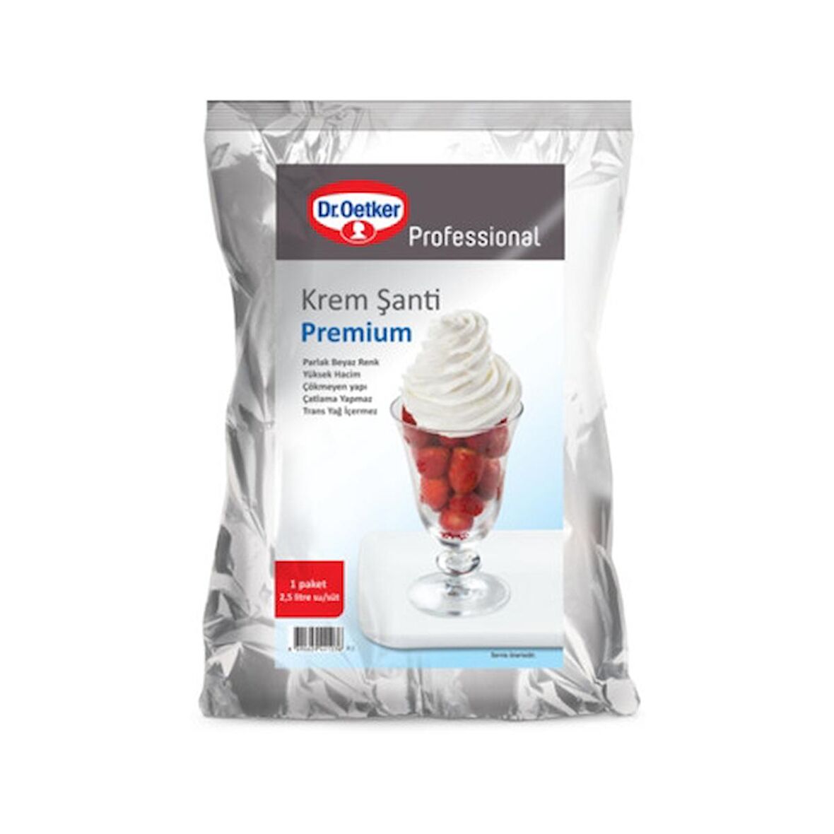 Dr. Oetker Professional Krem Şanti Premium 1 KG