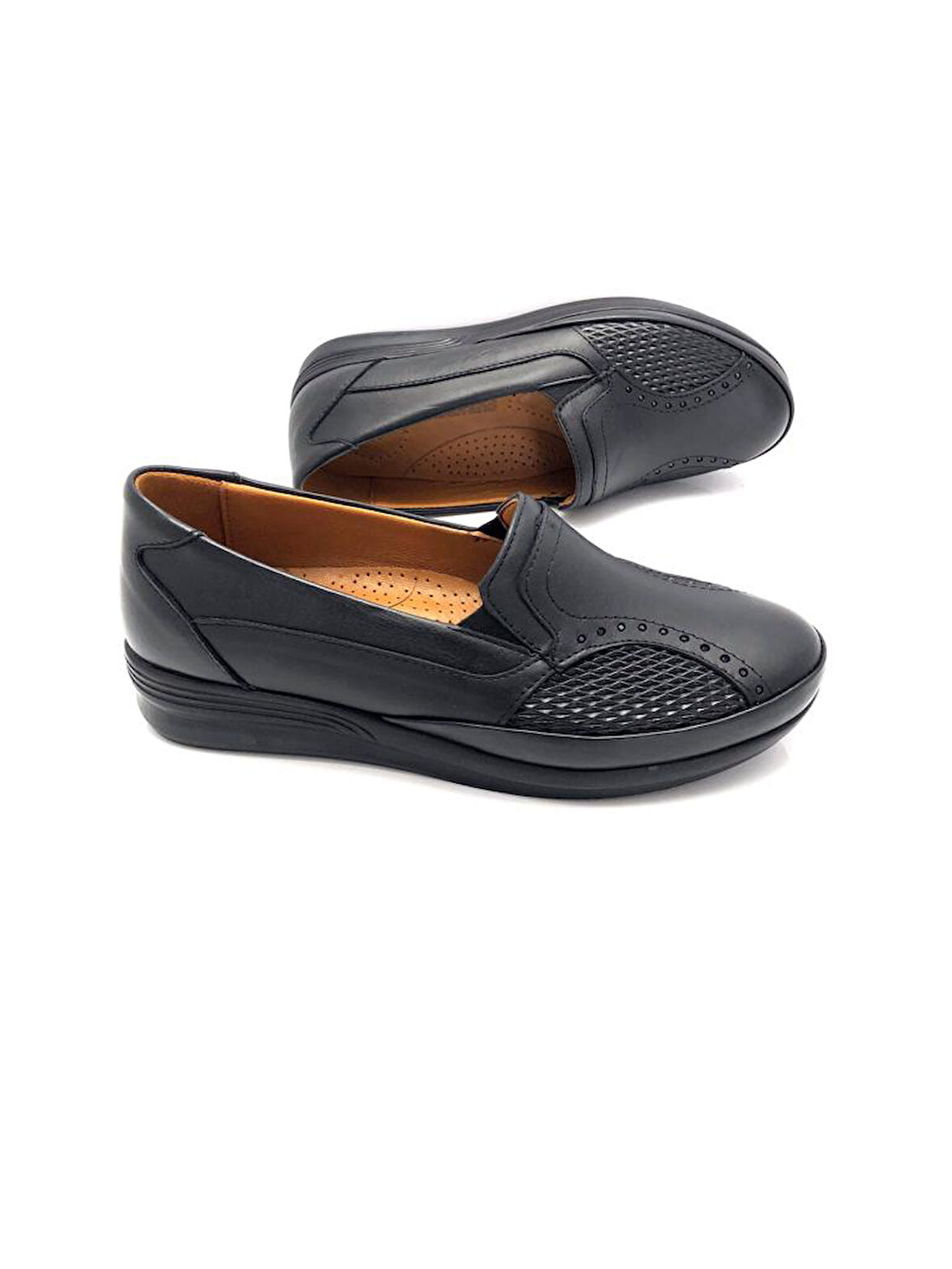 Hakiki Deri Tam Ortopedik Kadın Anne Ayakkabısı