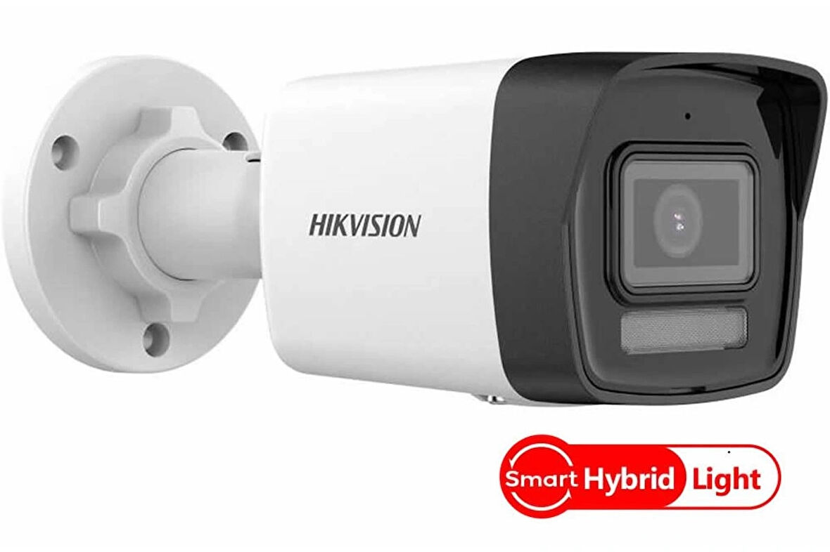 Hikvision DS-2CD1023G2-LIUF 2mp 2.8mm Sabit Lens ColorVu Dahili Mikrofon H.265+ Akıllı Hybrid Işık IR Bullet IP Kamera