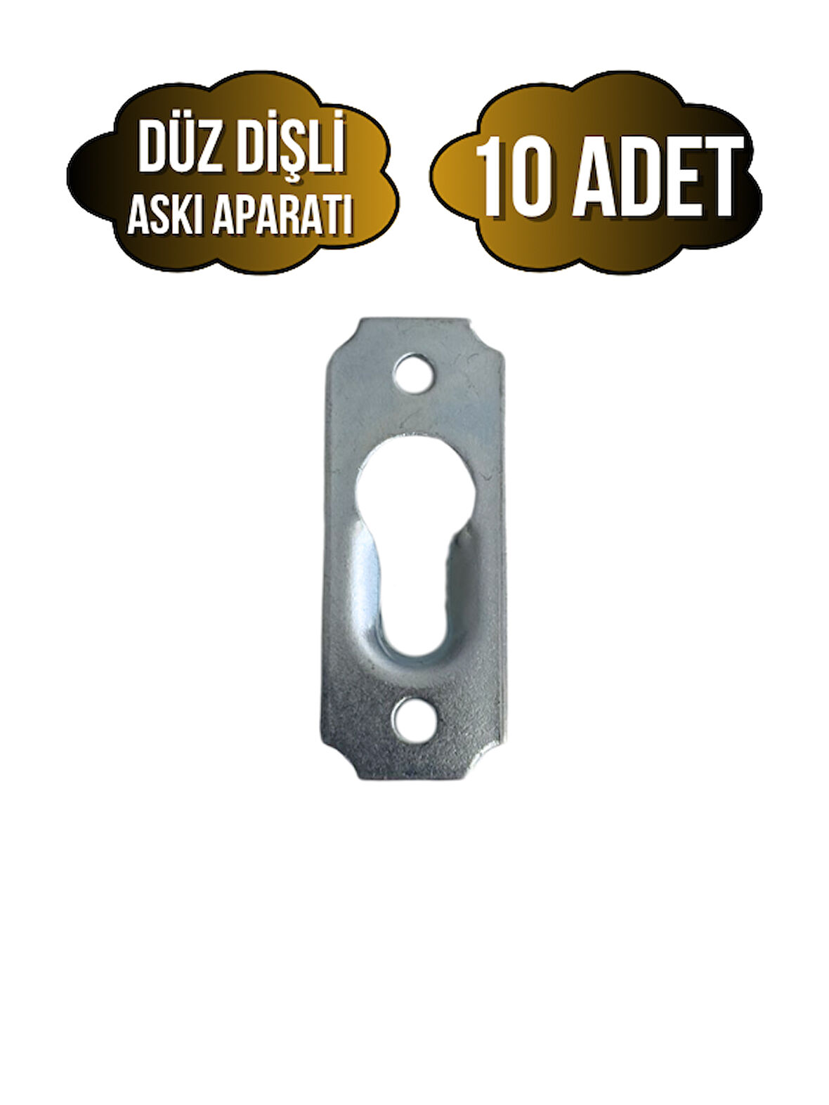 Tablo ve Çerçeve Askı Demiri Dişli Askı Aparatı(METAL)(BOY:40MM EN:15MM)(10 ADET)