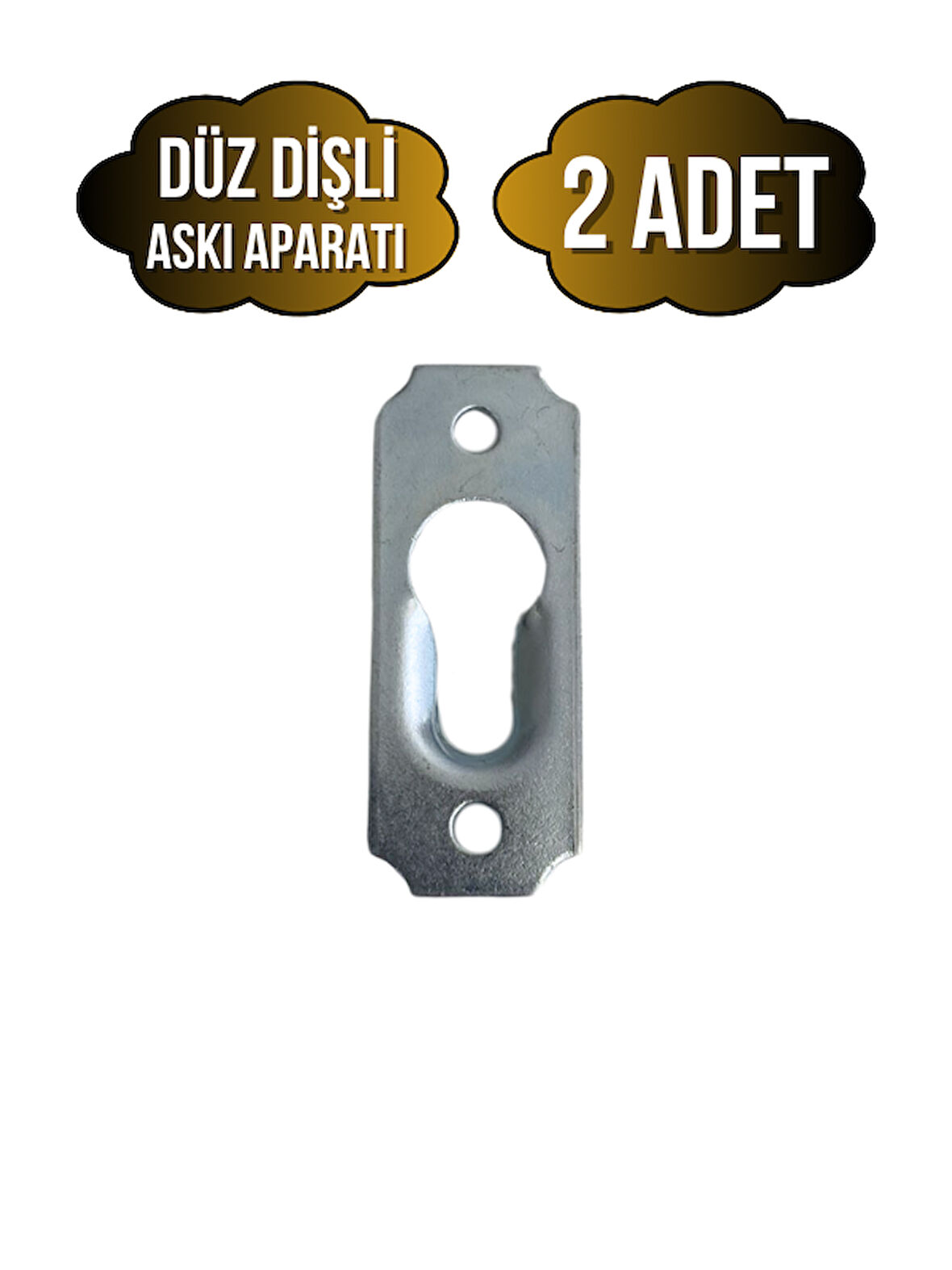 Tablo ve Çerçeve Askı Demiri Dişli Askı Aparatı(METAL)(BOY:40MM EN:15MM)(2 ADET)