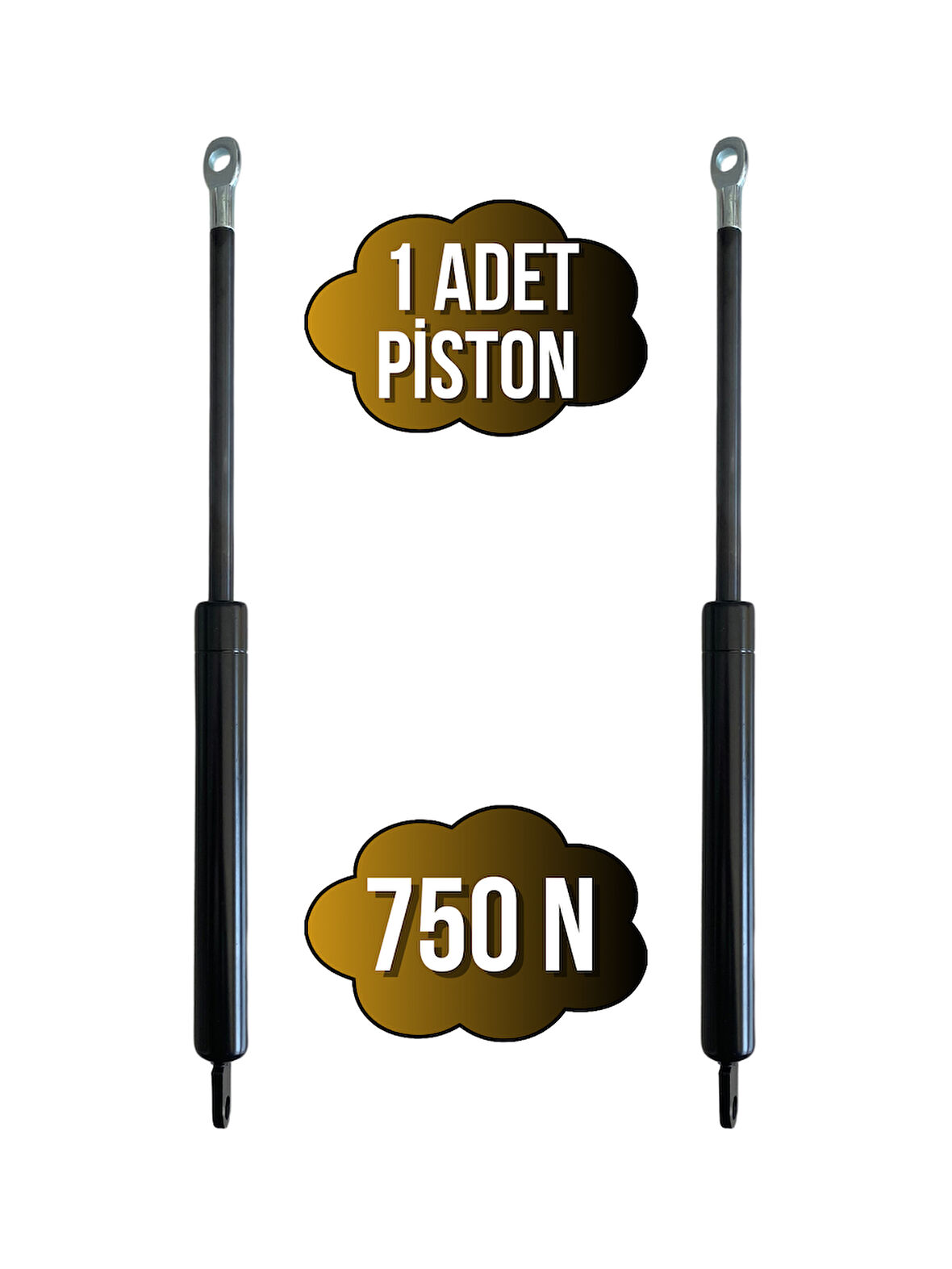 Yatak Makası Pistonu Baza Açılır Makası Pistonu(750N PİSTON)(TEK KİŞİLİK)(1 ADET)(SİYAH)