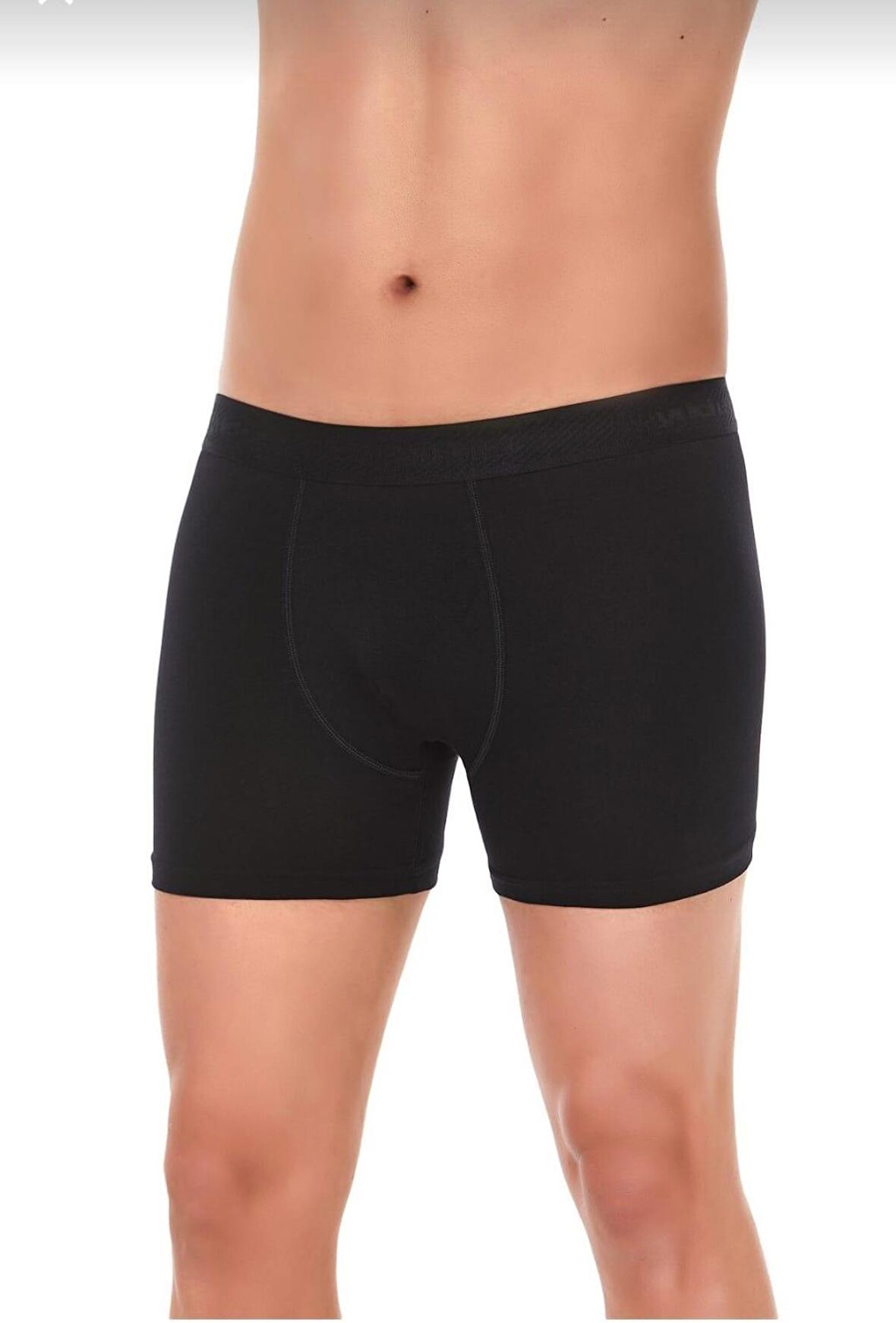  40 ERKEK LİKRALI BOXER SİYAH 12 ADET