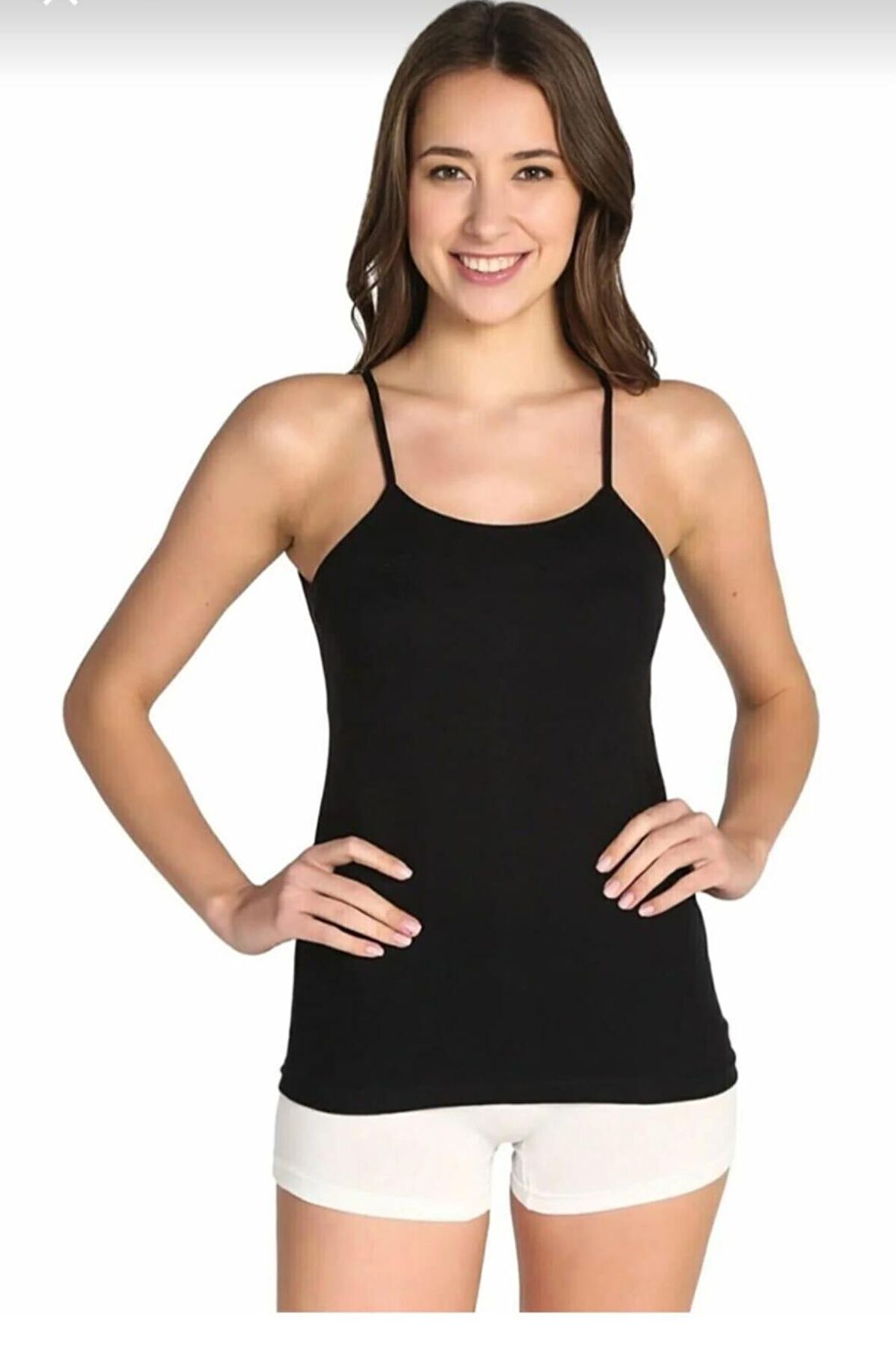 TUTKU 0135 Kadın RİBANA İP ASKILI ATLET 12 ADET