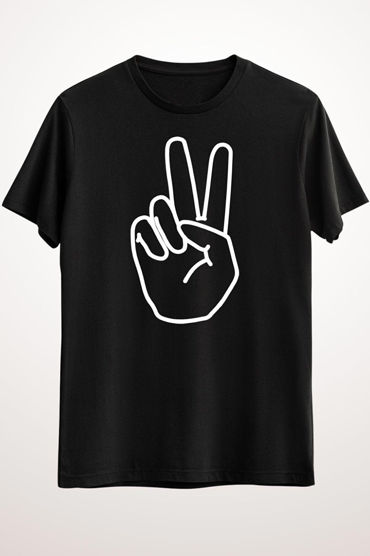 Erkek Siyah Peace - Ds1011