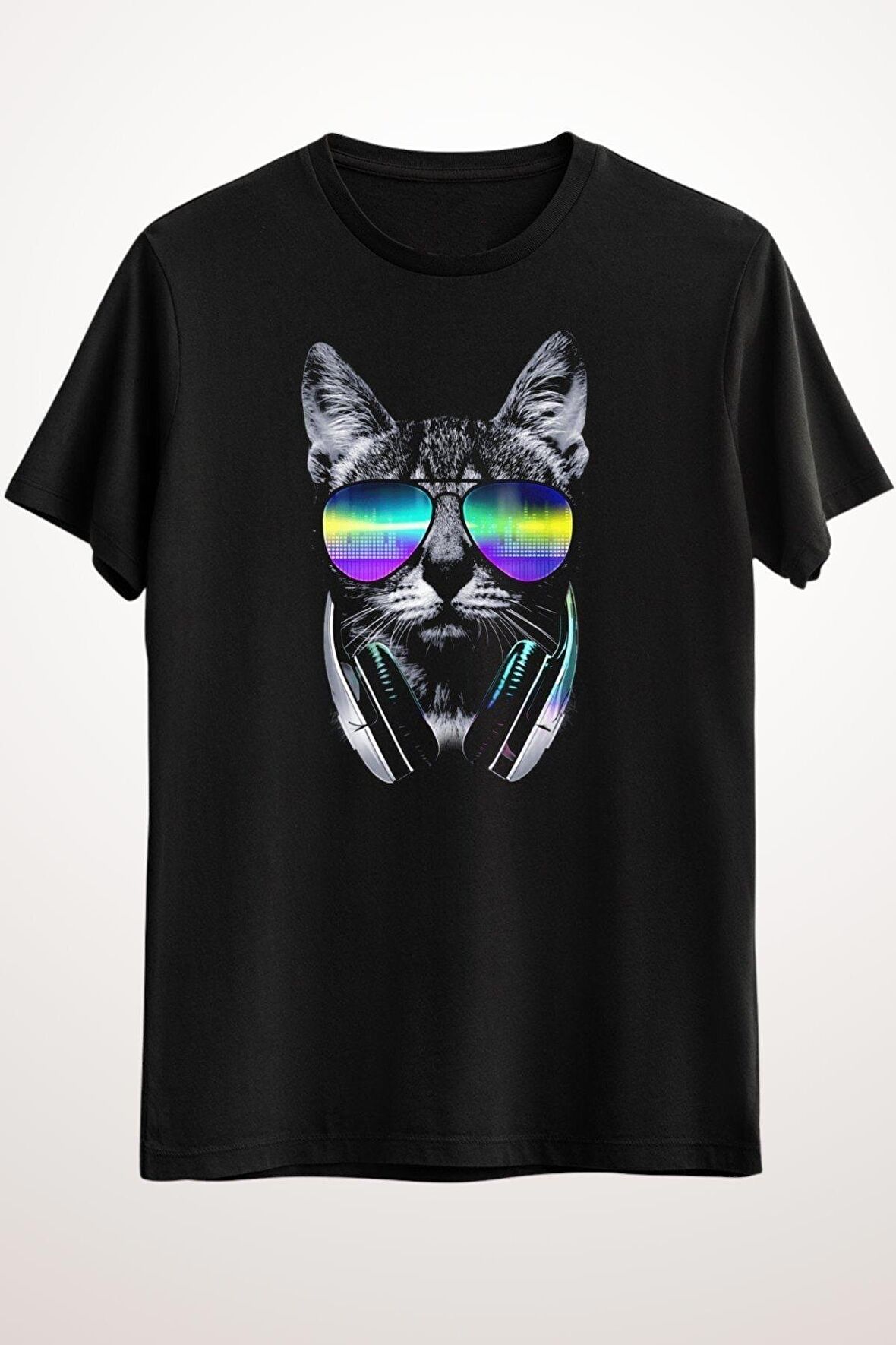 Erkek Siyah Music Lover Cat V.ıı - Ds1060