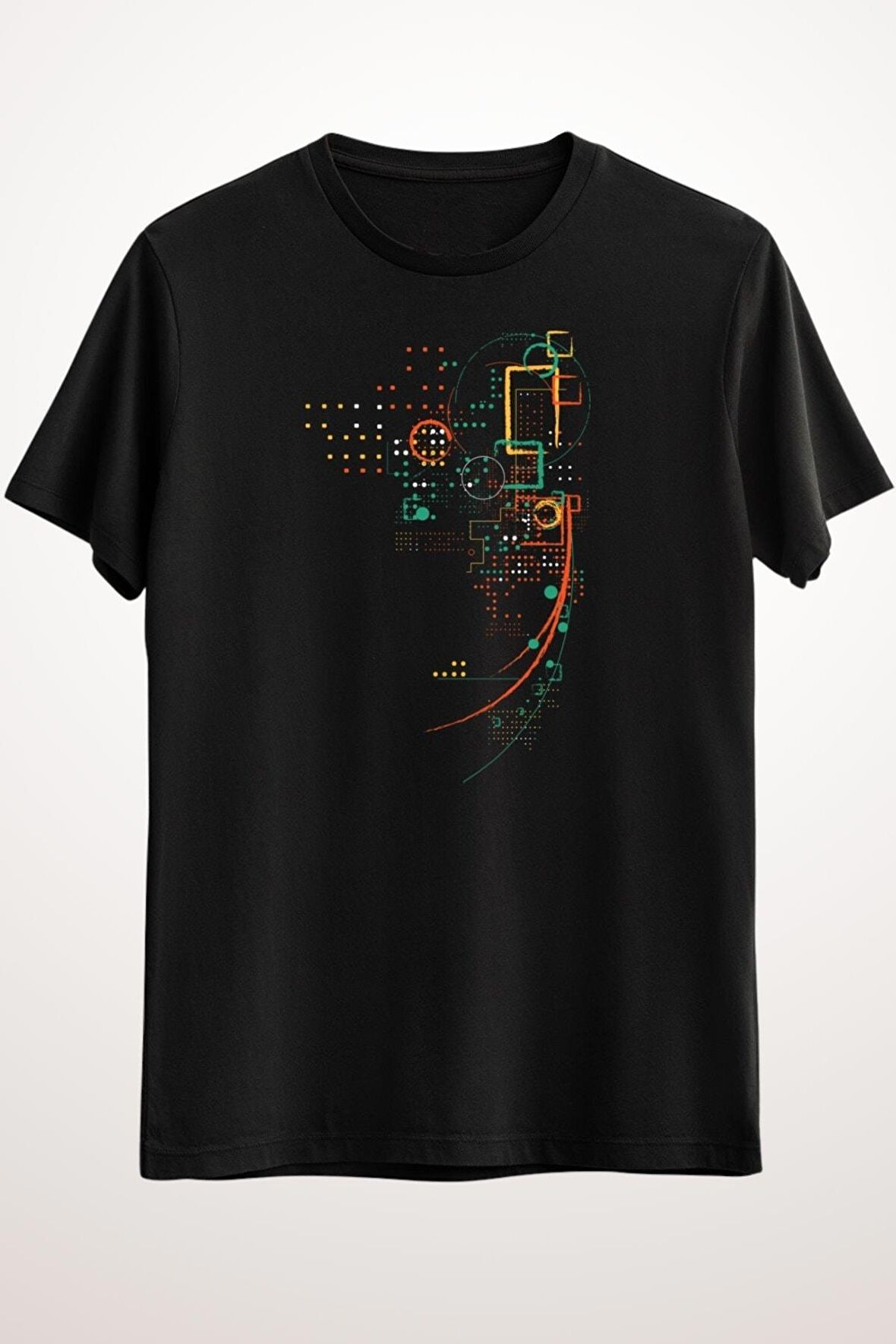 Erkek Siyah City Grid - Ds1113