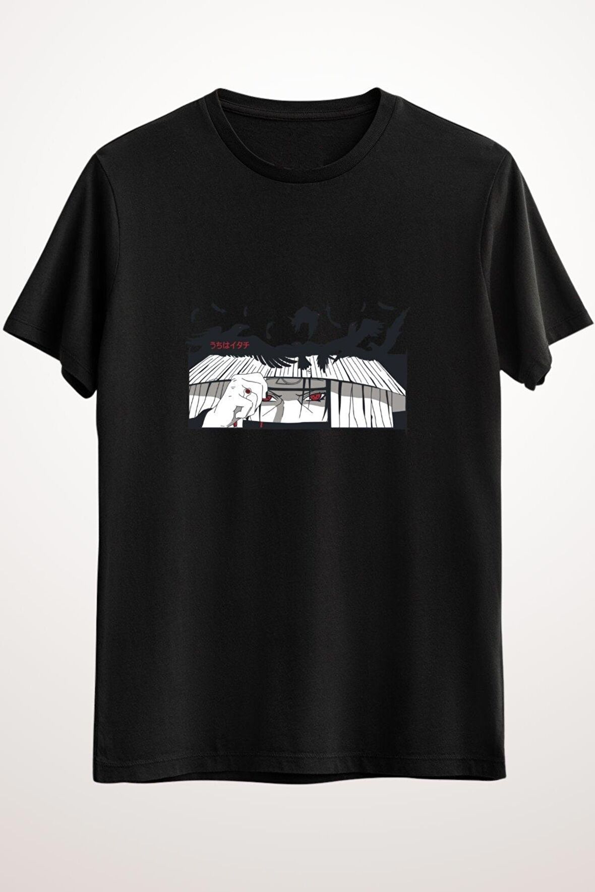 Erkek Siyah Itachi In The Sky With Crows - Ds1226