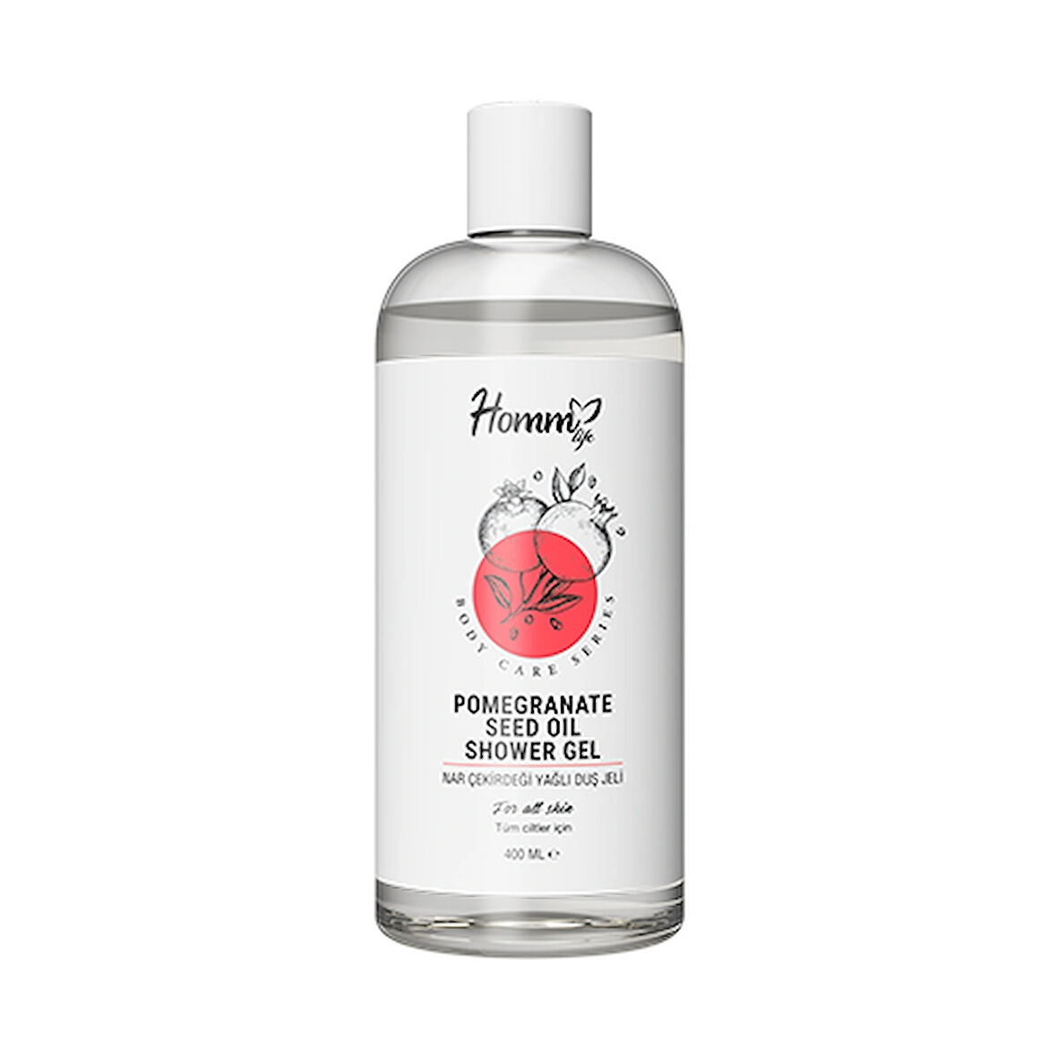 Homm Life Nar Çekirdeği Yağlı Duş Jeli 400 ml