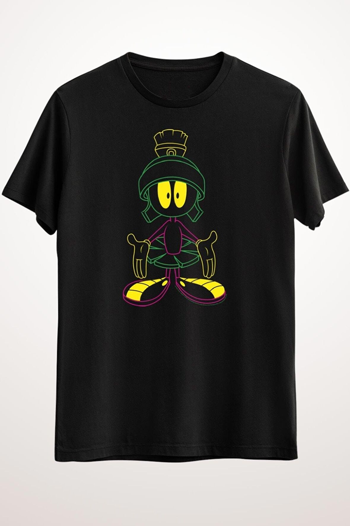 Erkek Siyah Marvin The Martian Neon - Ds1683