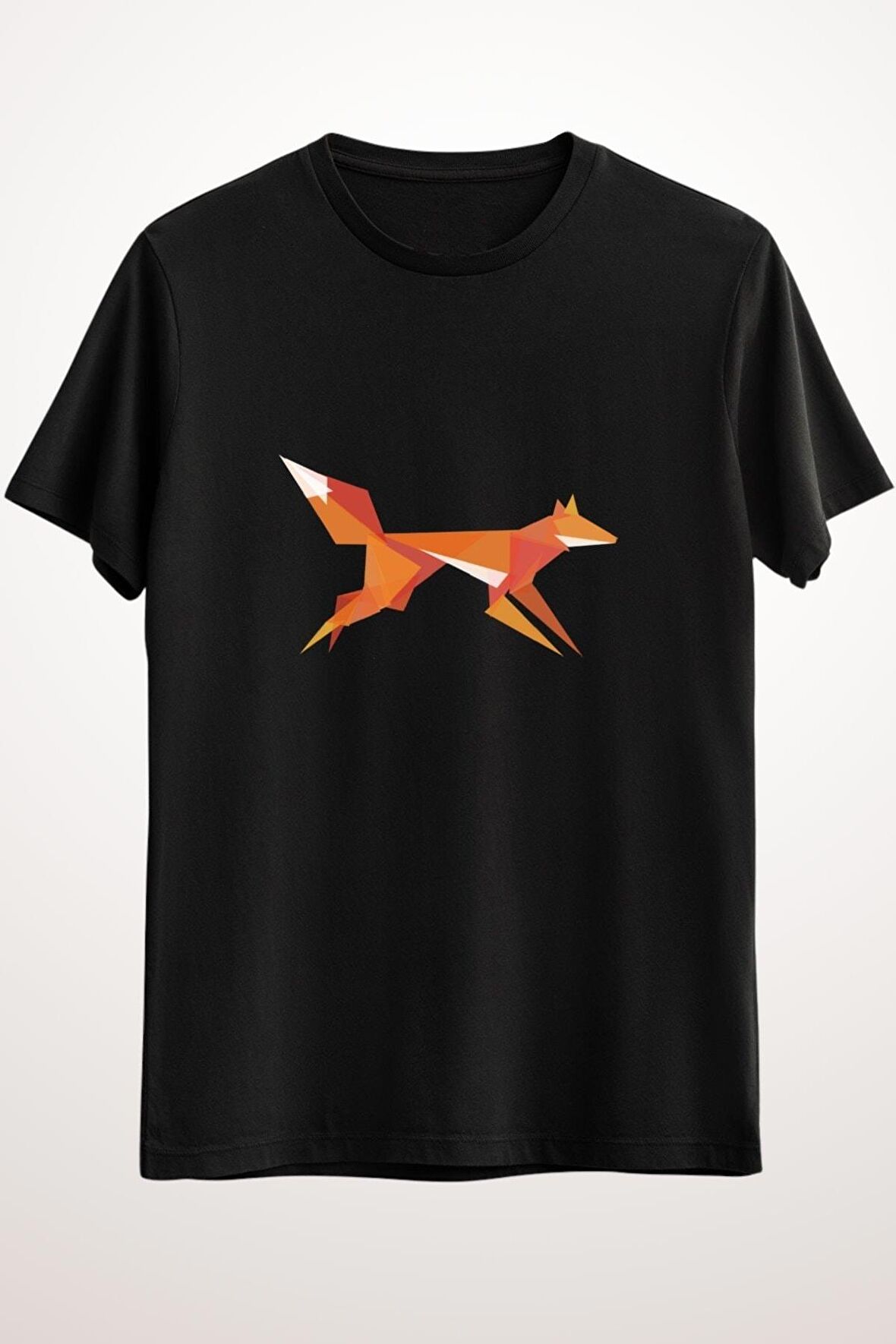 Erkek Siyah Fractal Geometric Fox - Ds1768