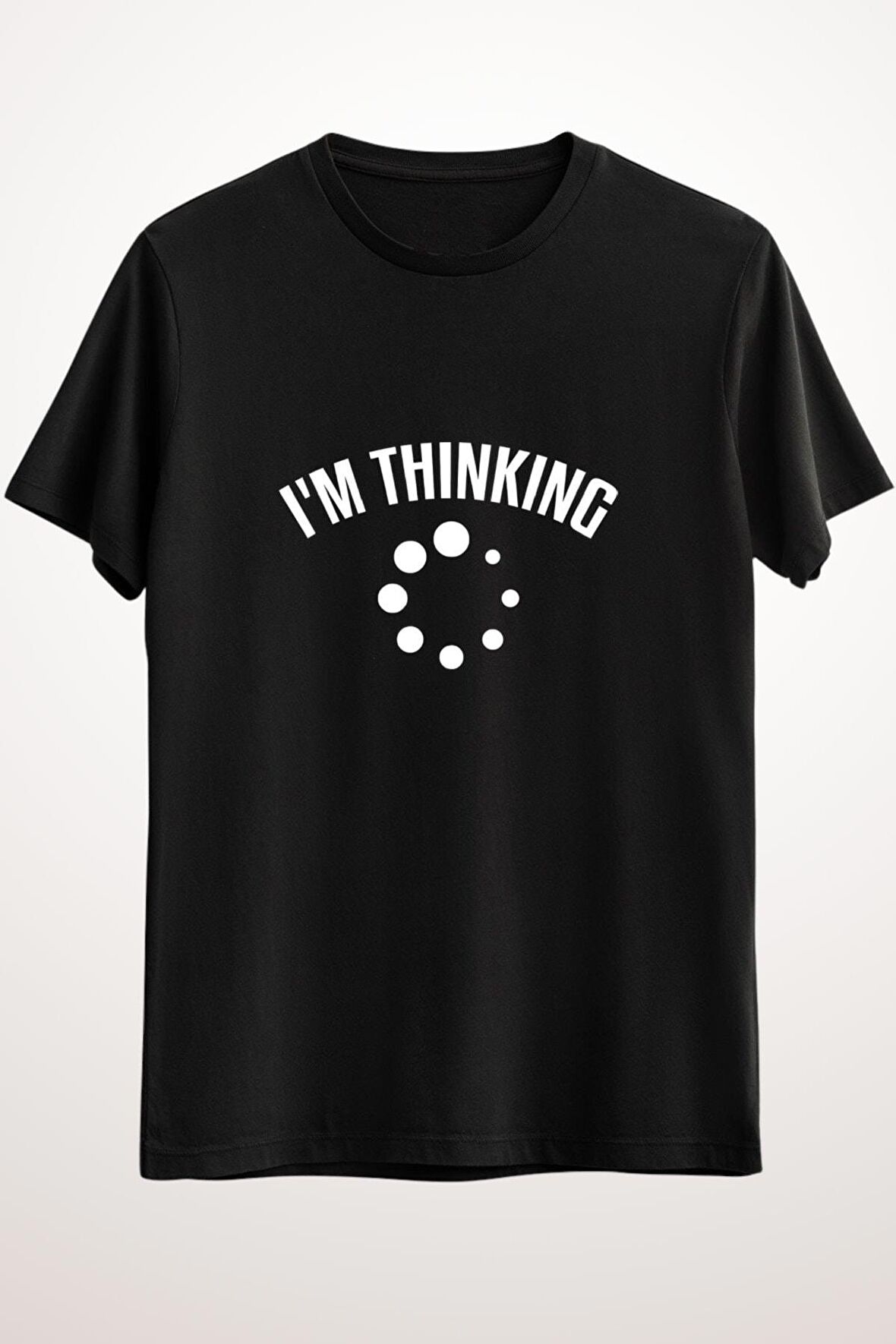 Erkek Siyah Computer Geek I'm Thinking Funny Programmer - Ds2008