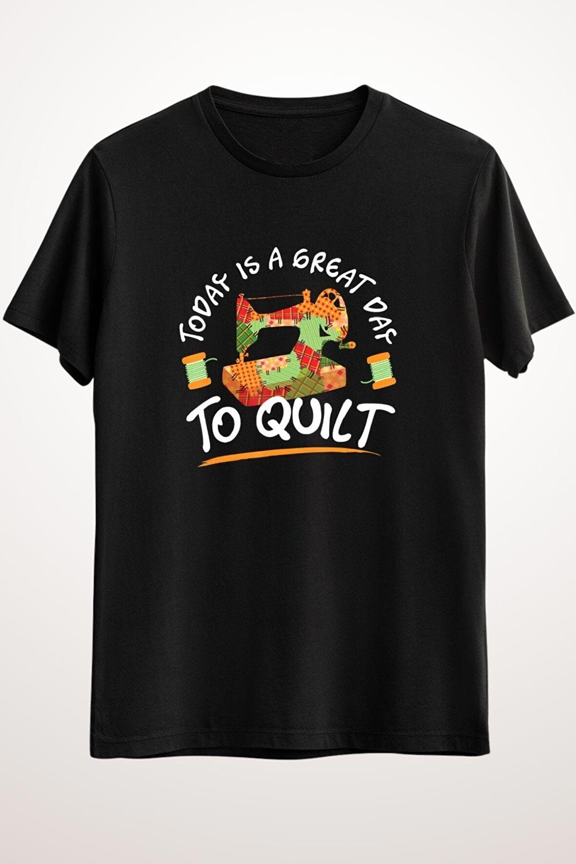 Erkek Siyah Funny Quilting Sewing Quilt T-shirt Gift For Quilter - Ds2304