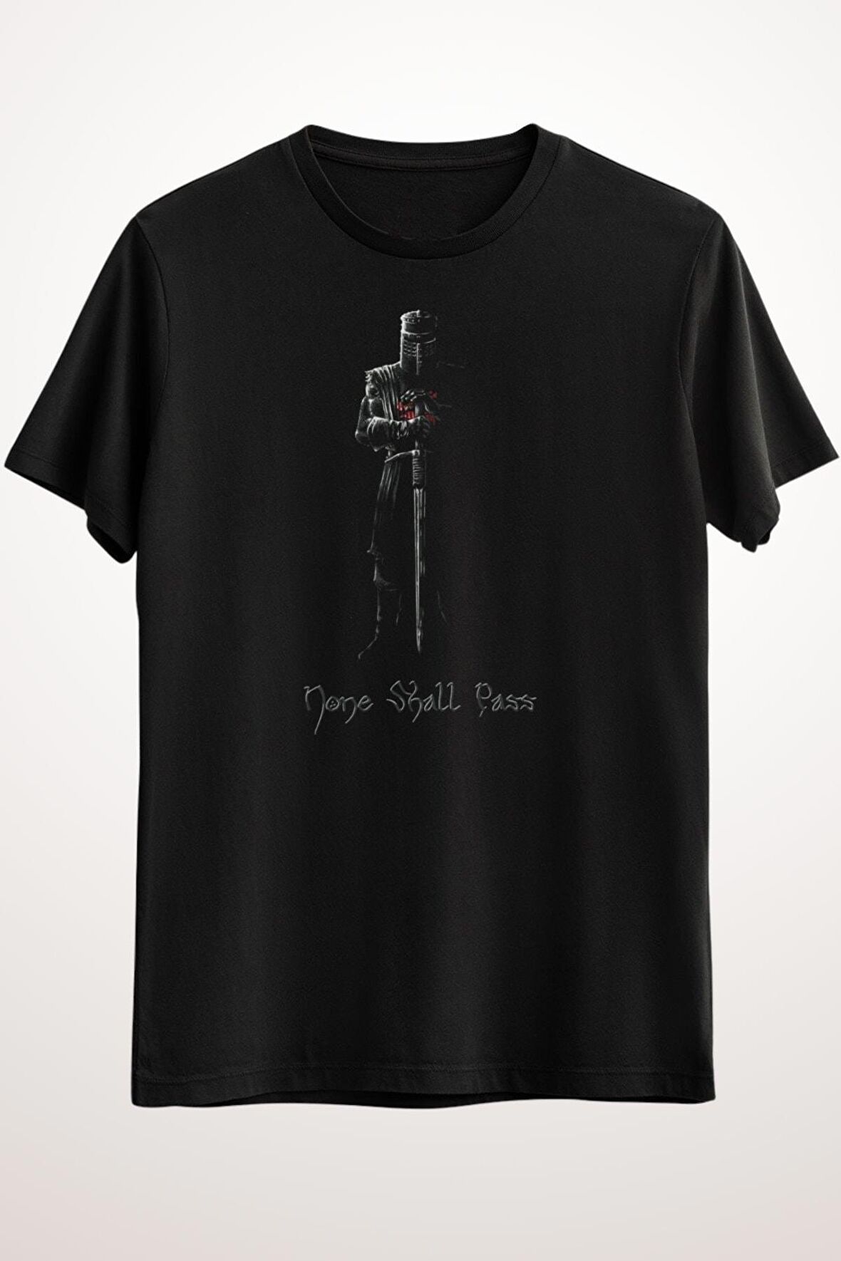 Erkek Siyah None Shall Pass - Ds2362