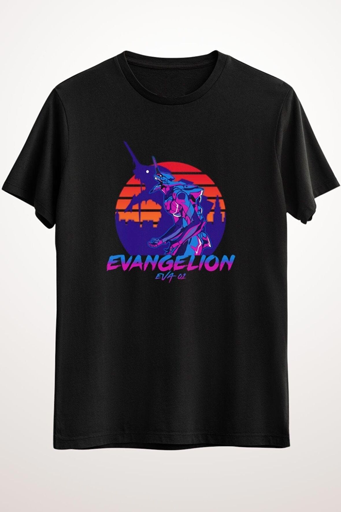 Erkek Siyah Evangelion Eva 01 - Ds2421