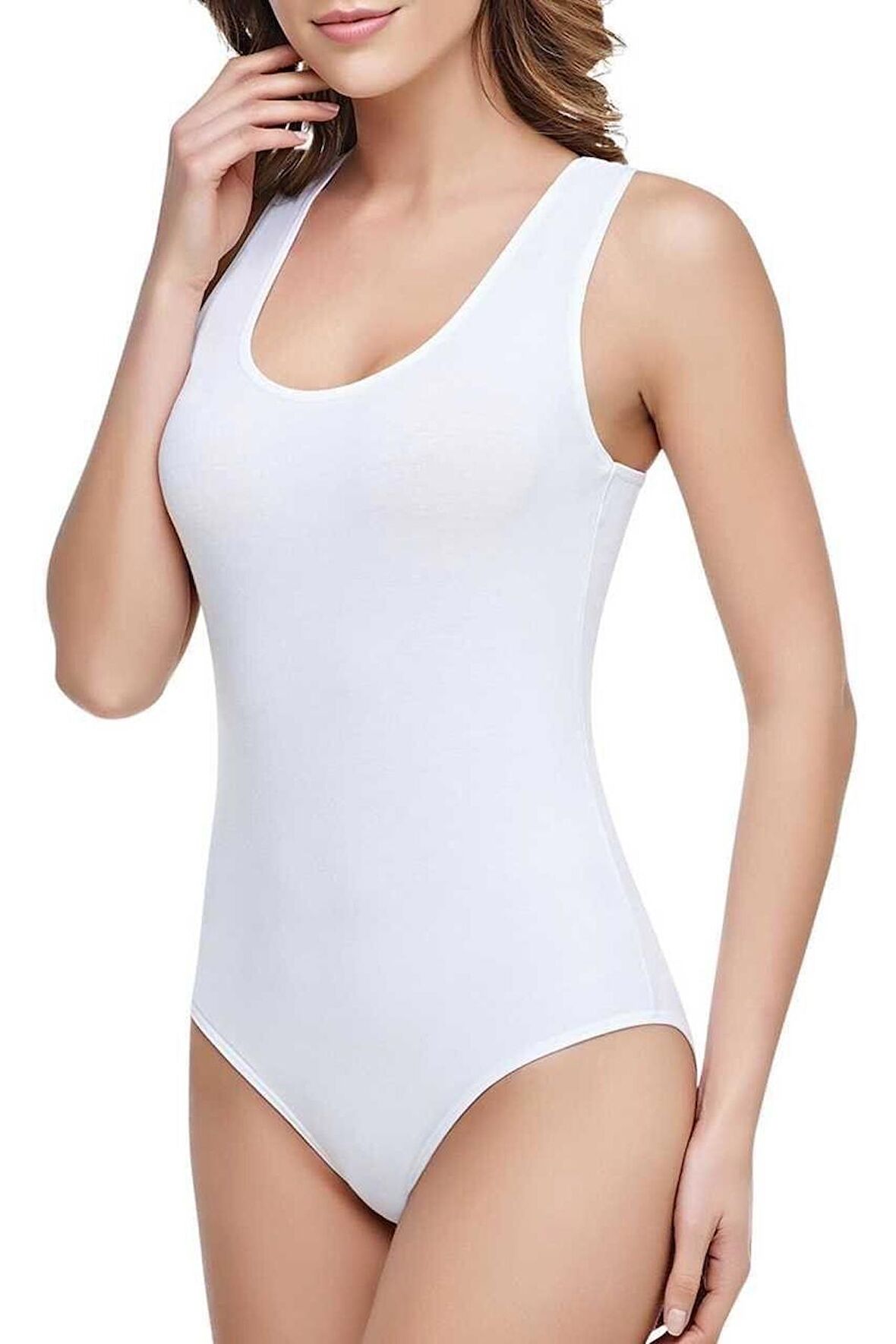 TUTKU 0149 Kadın KALIN ASKILI ÇITÇITLI BODY 3 ADET