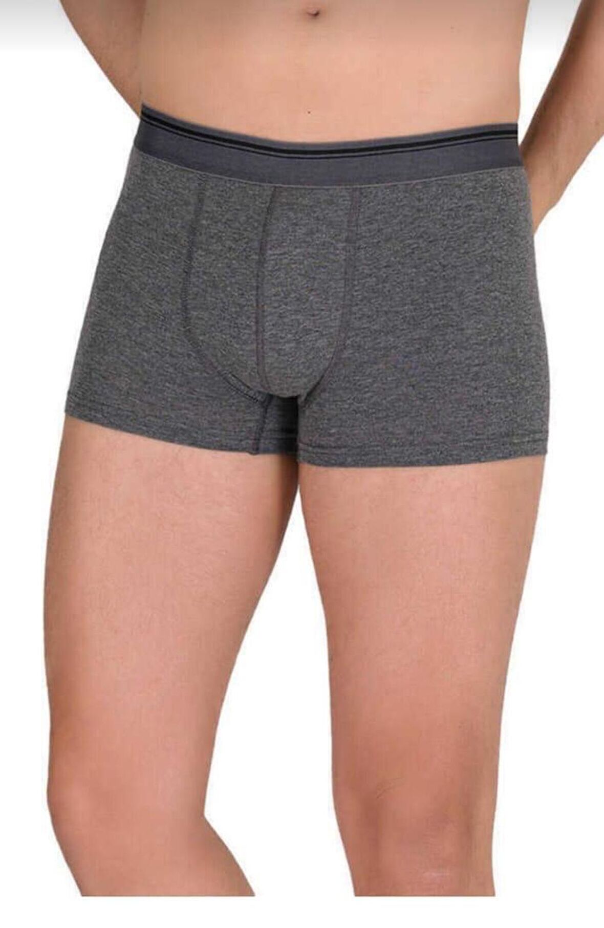 BERRAK 1097 ERKEK LİKRALI DÜZ BOXER TEKLİ