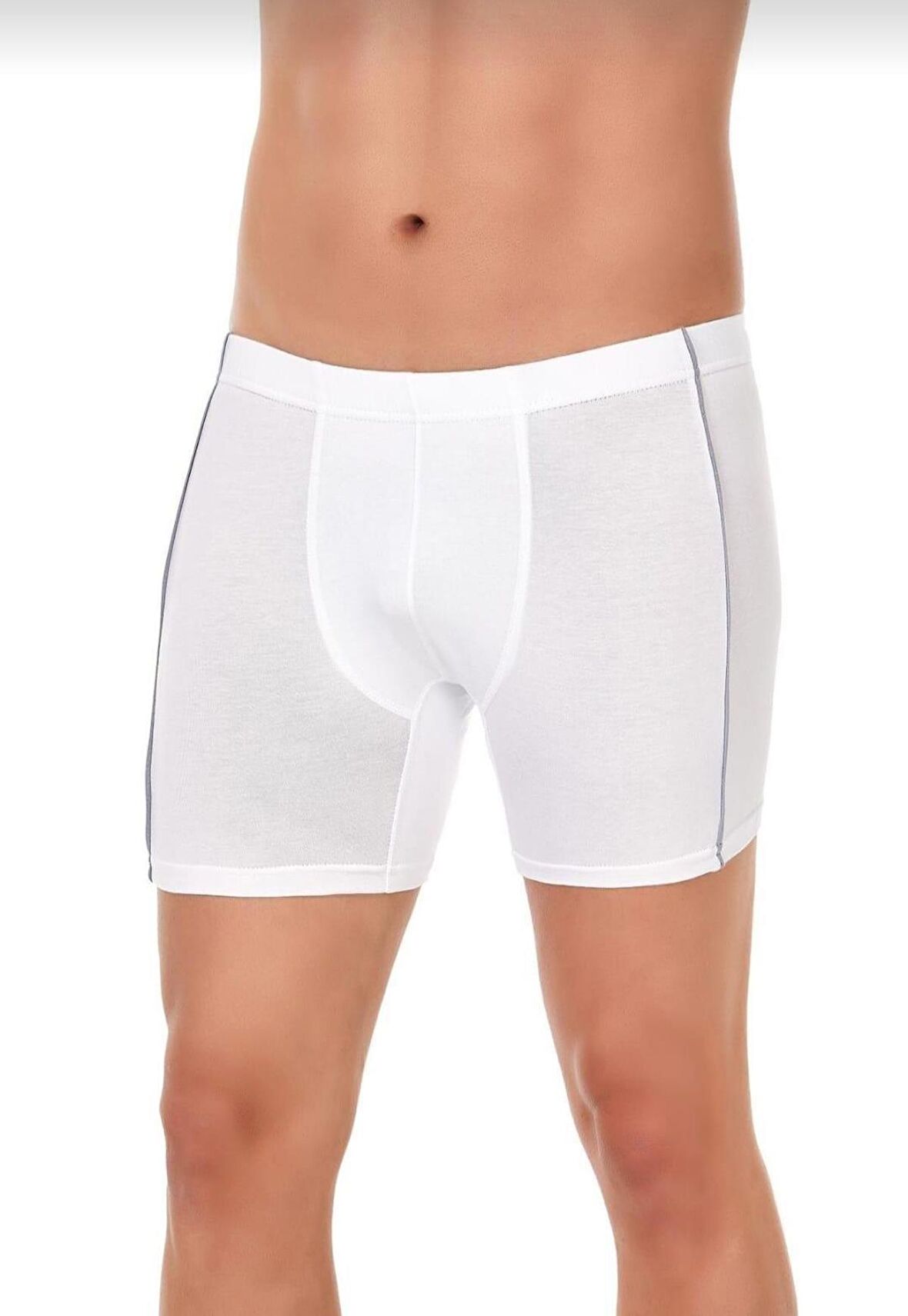 105 ERKEK MODAL BİYELİ BOXER 6 ADET