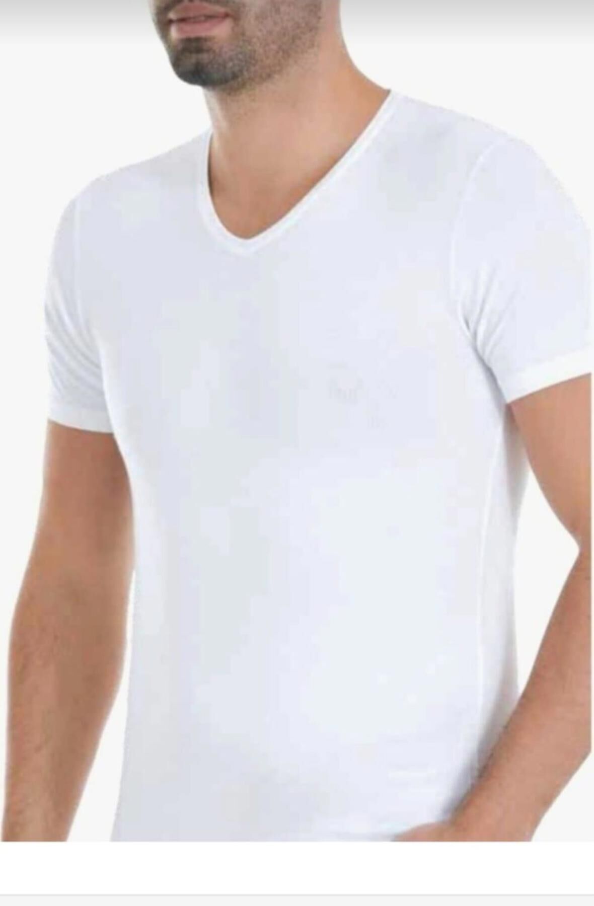  480 ERKEK BAMBU V YAKA KISA KOL ATLET TEKLİ