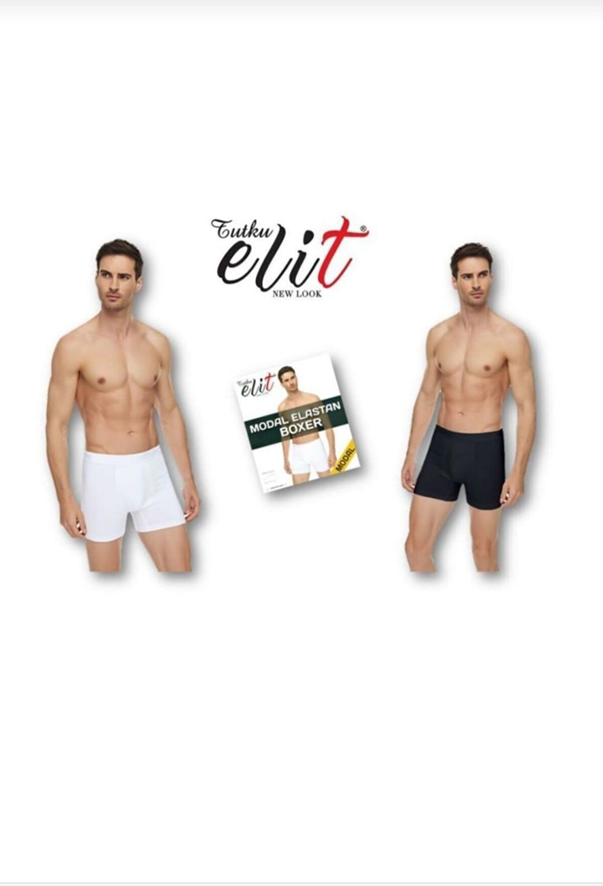 TUTKU ELİT 1251 ERKEK MODAL ELASTAN BOXER 6 ADET