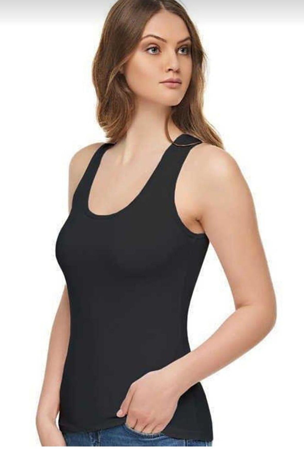 TUTKU ELİT 2002 Kadın MODAL ELASTAN GENİŞ ASKILI ATLET 12 ADET