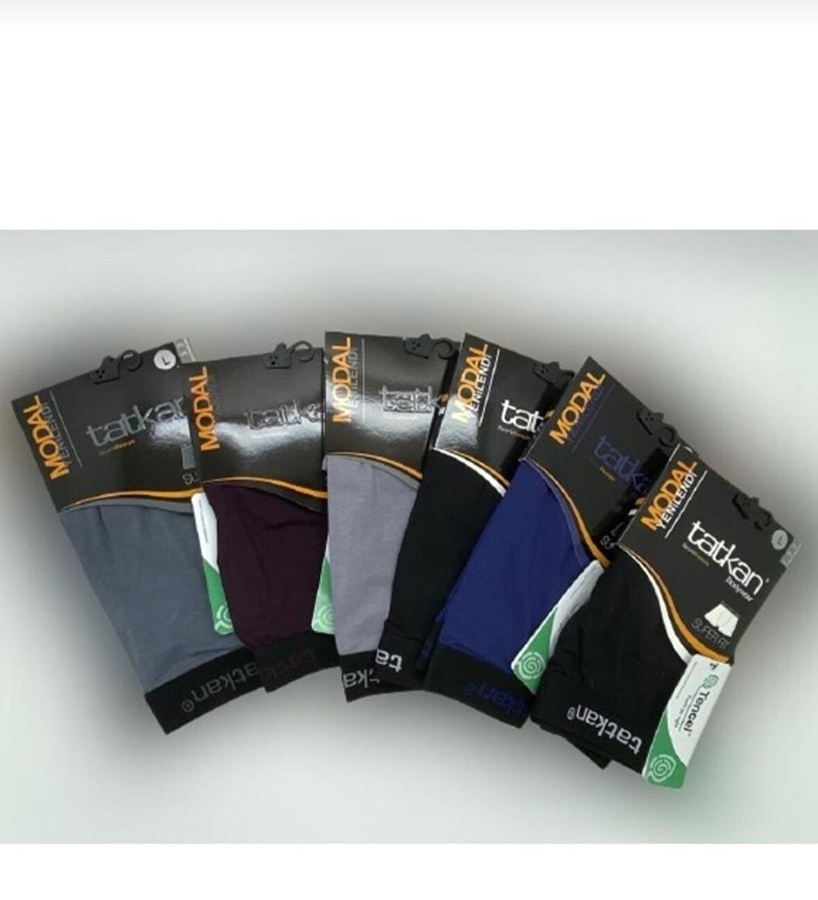 TATKAN ERKEK MODAL KARIŞIK RENKLİ BOXER 12 ADET 