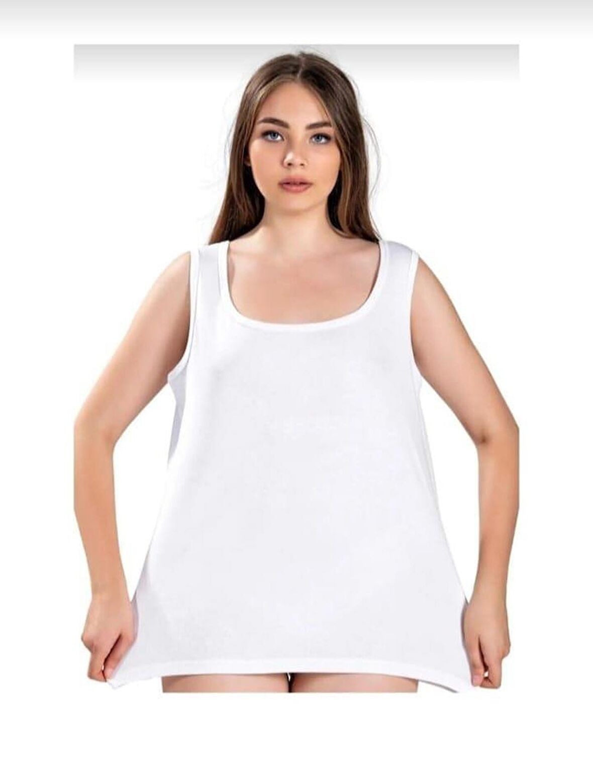 JİBER 640 Kadın BATTAL GENİŞ ASKILI ATLET 2 ADET