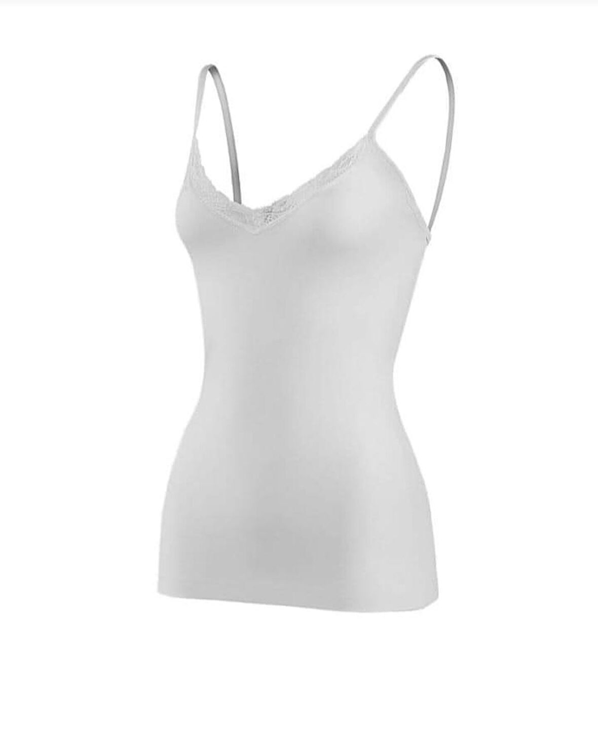  2225 Kadın İP ASKILI MODAL V YAKA DANTELLİ ATLET 6 ADET