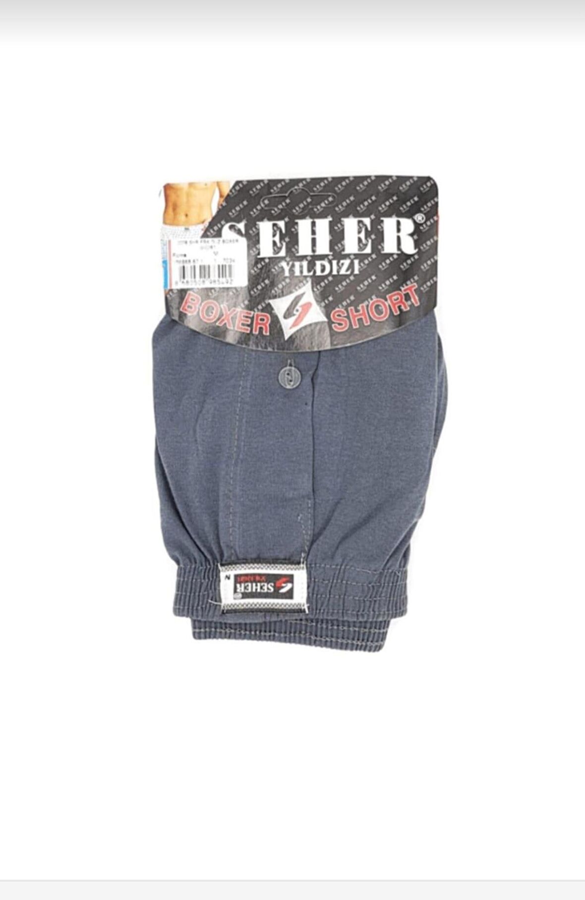 SEHER I 0008 ERKEK DÜZ BOXER 3 ADET