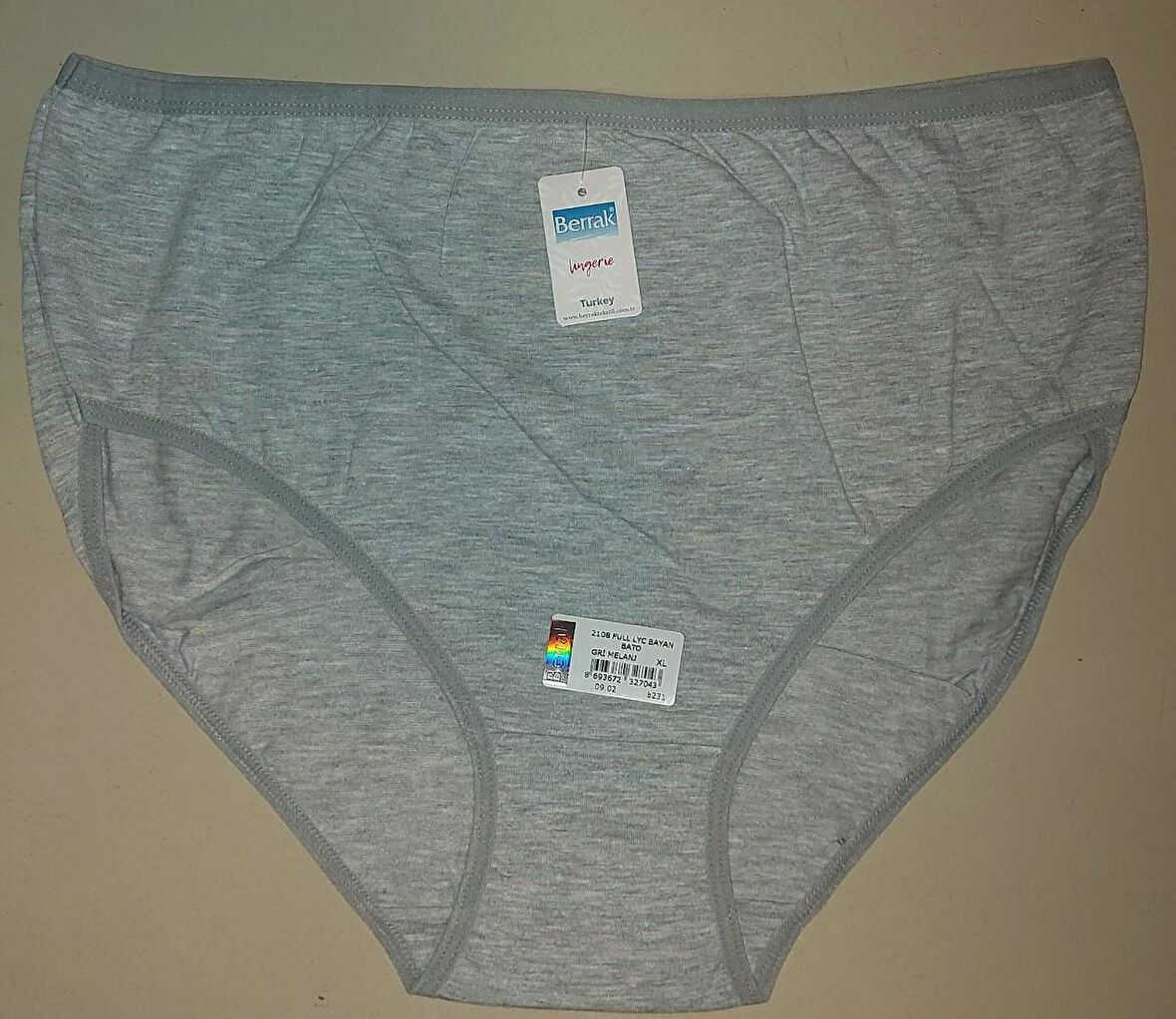 BERRAK 2108 KADIN LİKRALI BATO KÜLOT 6 ADET
