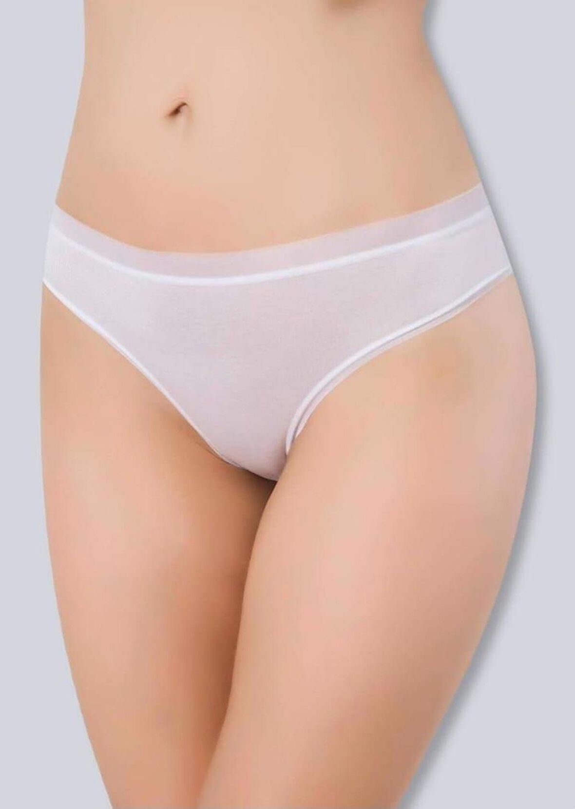 PAPATYA 2864 KADIN ŞEFFAF LASTİKLİ MODAL BATO KÜLOT 6 ADET