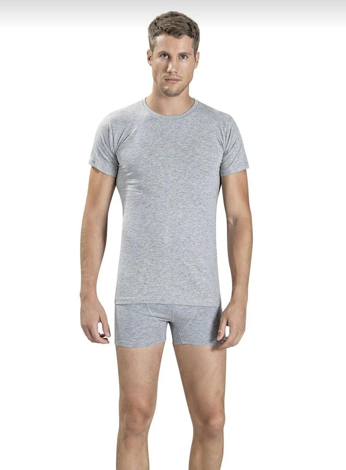 JİBER 111 ERKEK SIFIR YAKA YARIM KOL FANİLA ATLET 12 ADET