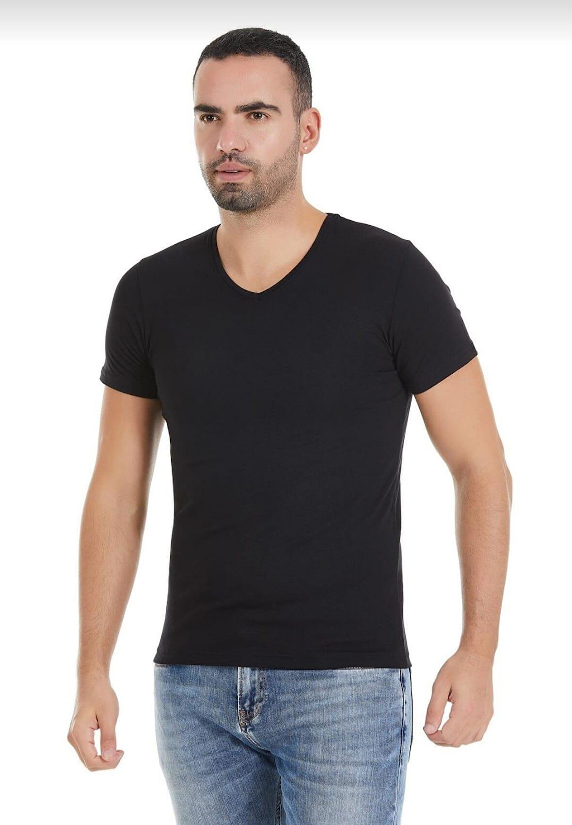  151 ERKEK MODAL V YAKA KISA KOL ATLET 12 ADET