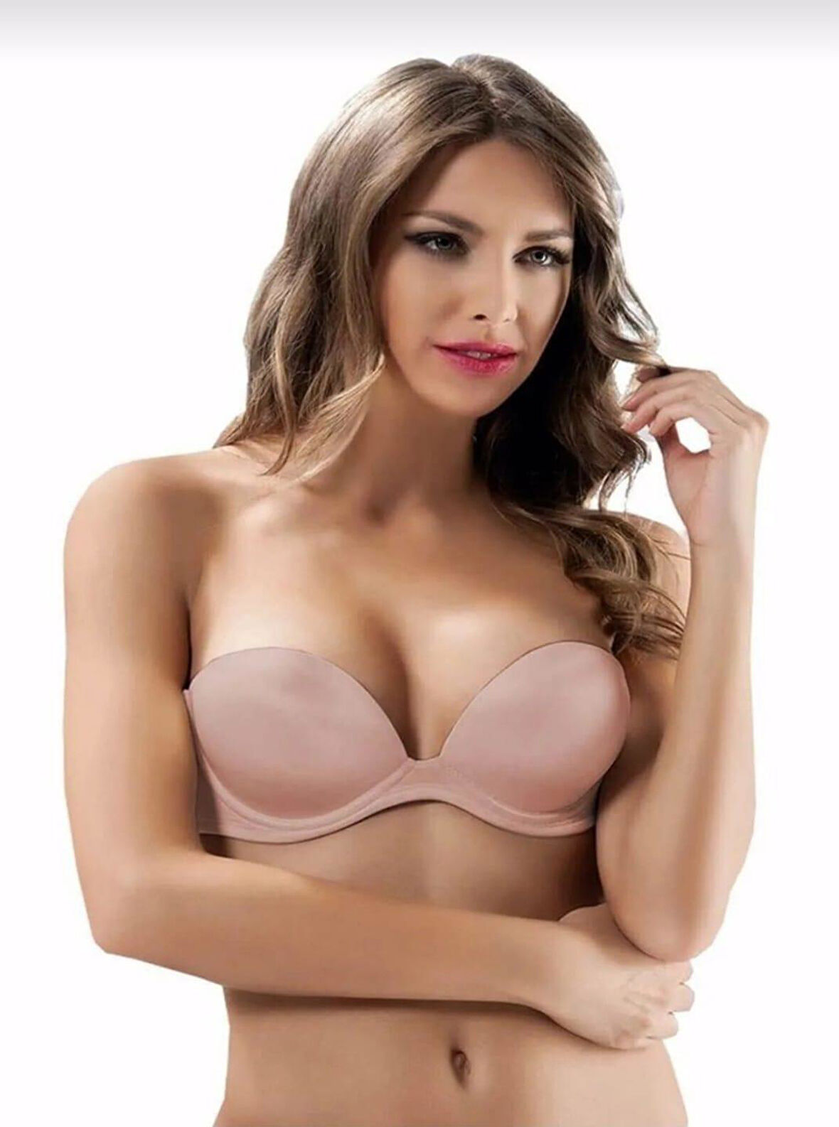 LE JARDİN 7036 KADIN SİLİKONLU STRAPLEZ SİHİRLİ SÜTYEN 2 ADET